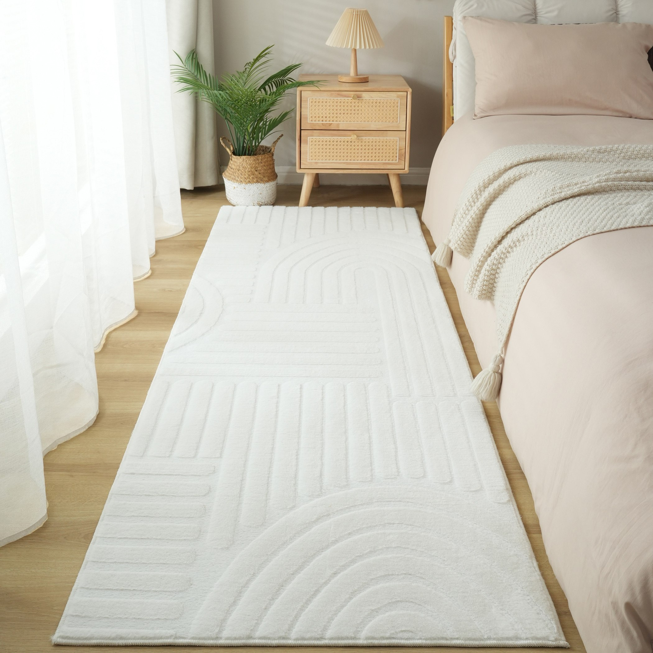 سجادة جاكار فرو أرنب بادن من زارا - 75x230 سم-hbxdecorandfurnishings-floorcoverings-rugs-image-1