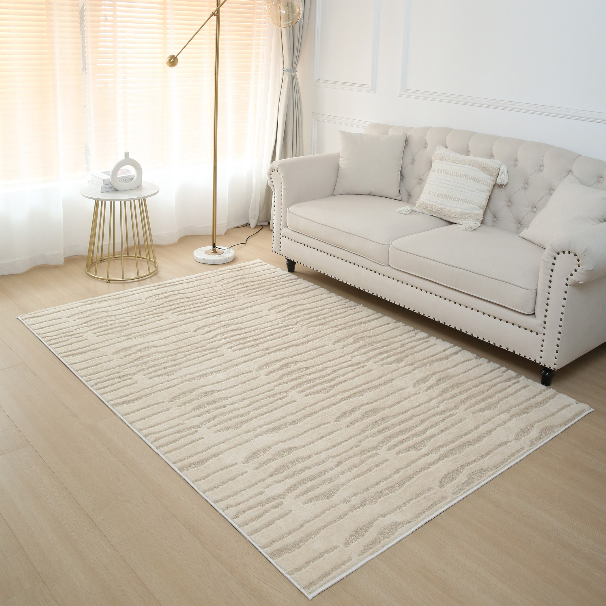 سجادة جاكار فرو أرنب دونيل من زارا - 150x220 سم-hbxdecorandfurnishings-floorcoverings-rugs-image-1