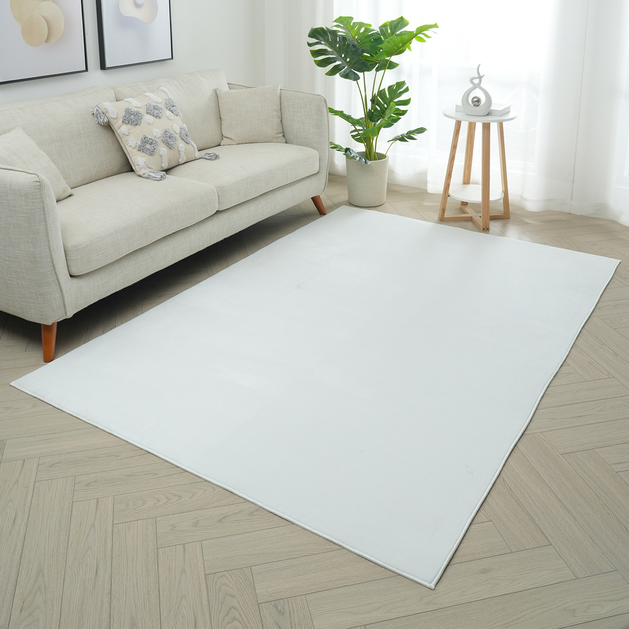 سجّادة مخملية من الألياف الدقيقة من سباركل - 150x220 سم-hbxdecorandfurnishings-floorcoverings-rugs-image-1