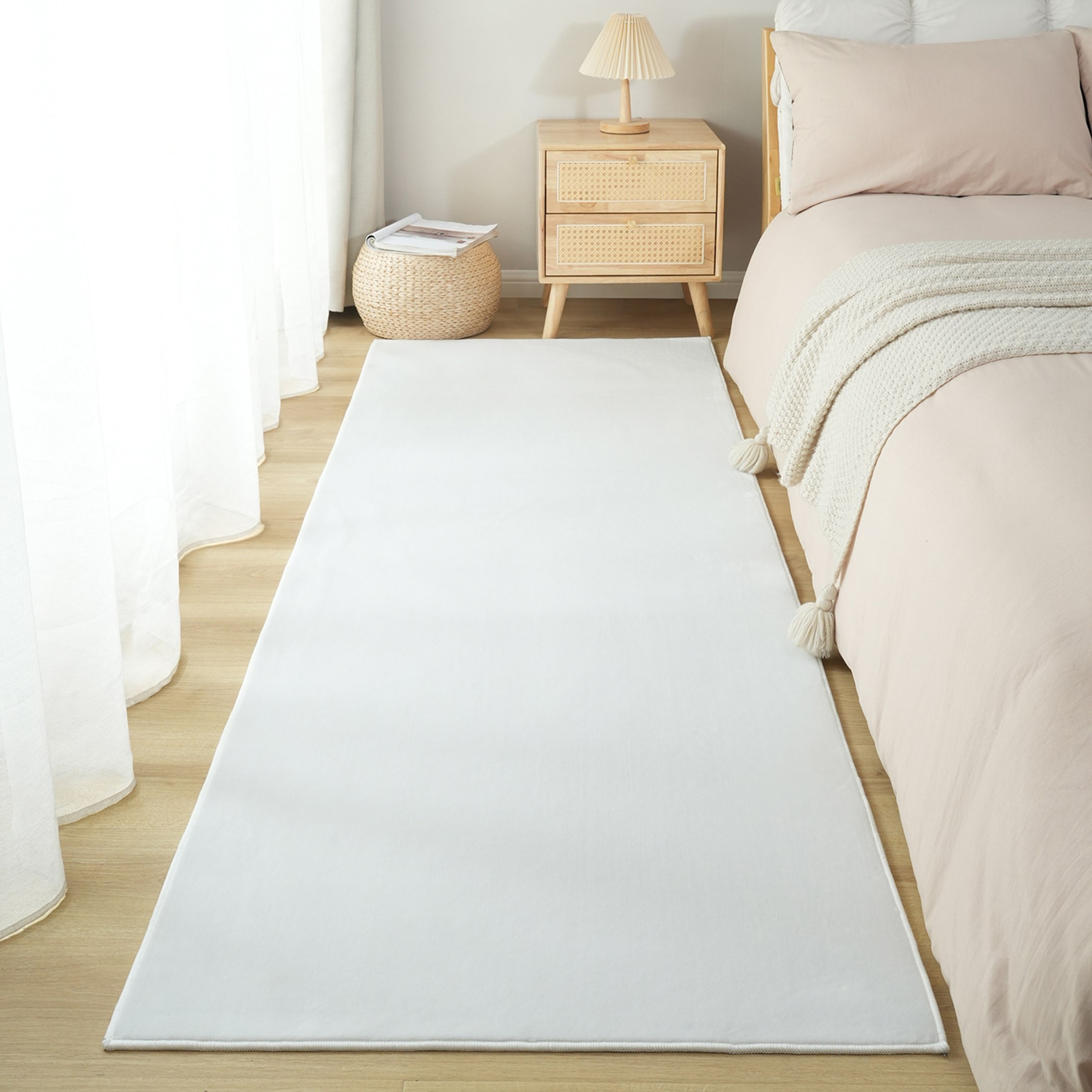 سجّادة مخملية من الألياف الدقيقة من سباركل - 80x230 سم-hbxdecorandfurnishings-floorcoverings-rugs-image-1