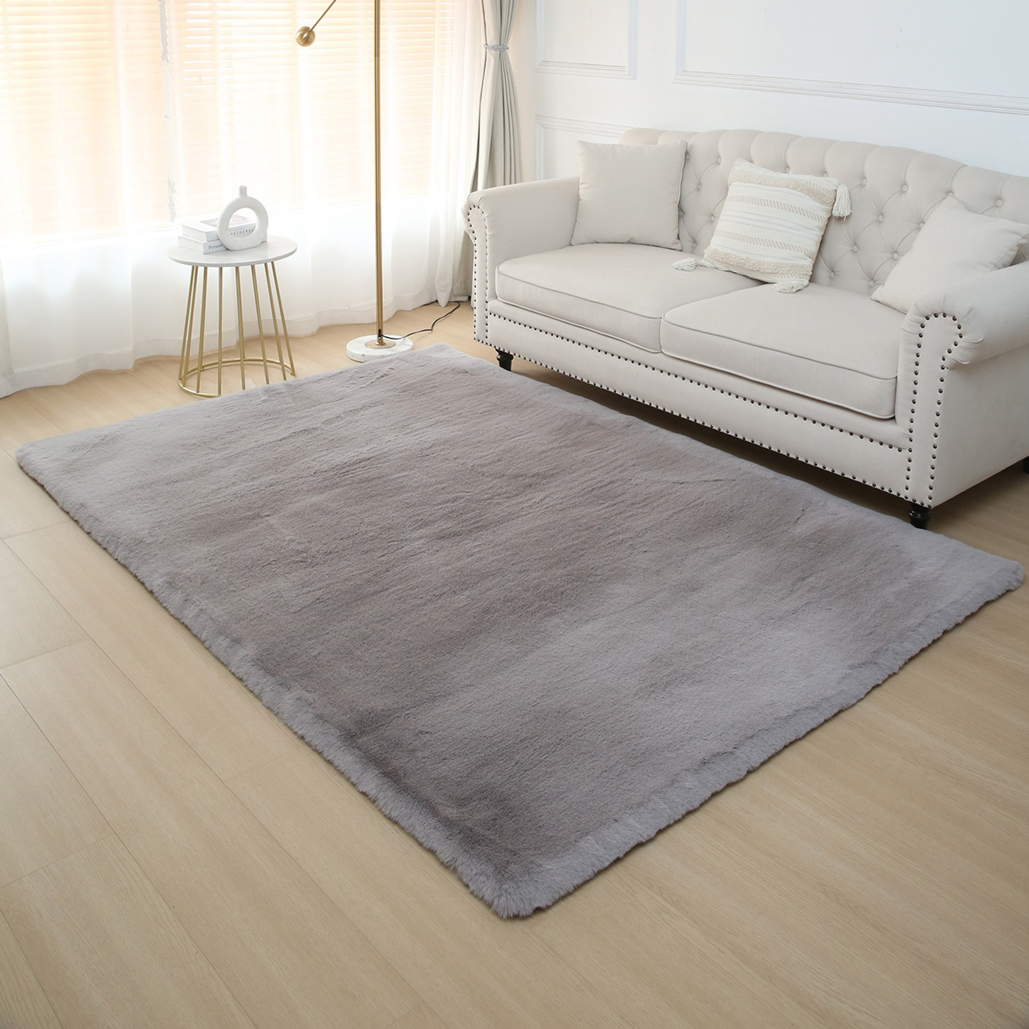 Luxy Bliss Premium Faux Rabbit Fur Rug - 200x300 cm-hbxdecorandfurnishings-floorcoverings-rugs-image-1