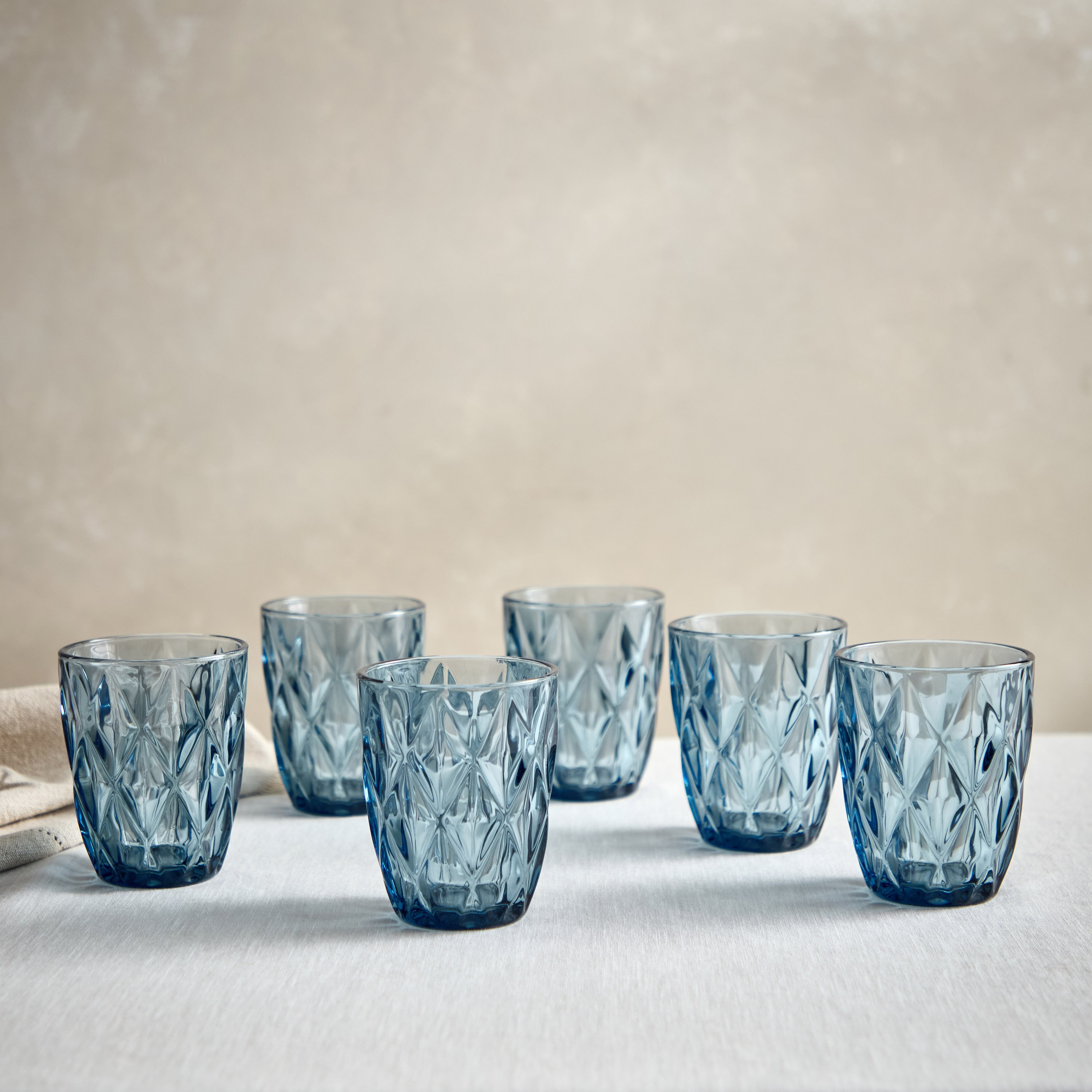 طقم أكواب زجاج 6 قطع من هورايزن - 280 مل-hbxdecorandfurnishings-tabletop-glassware-image-1