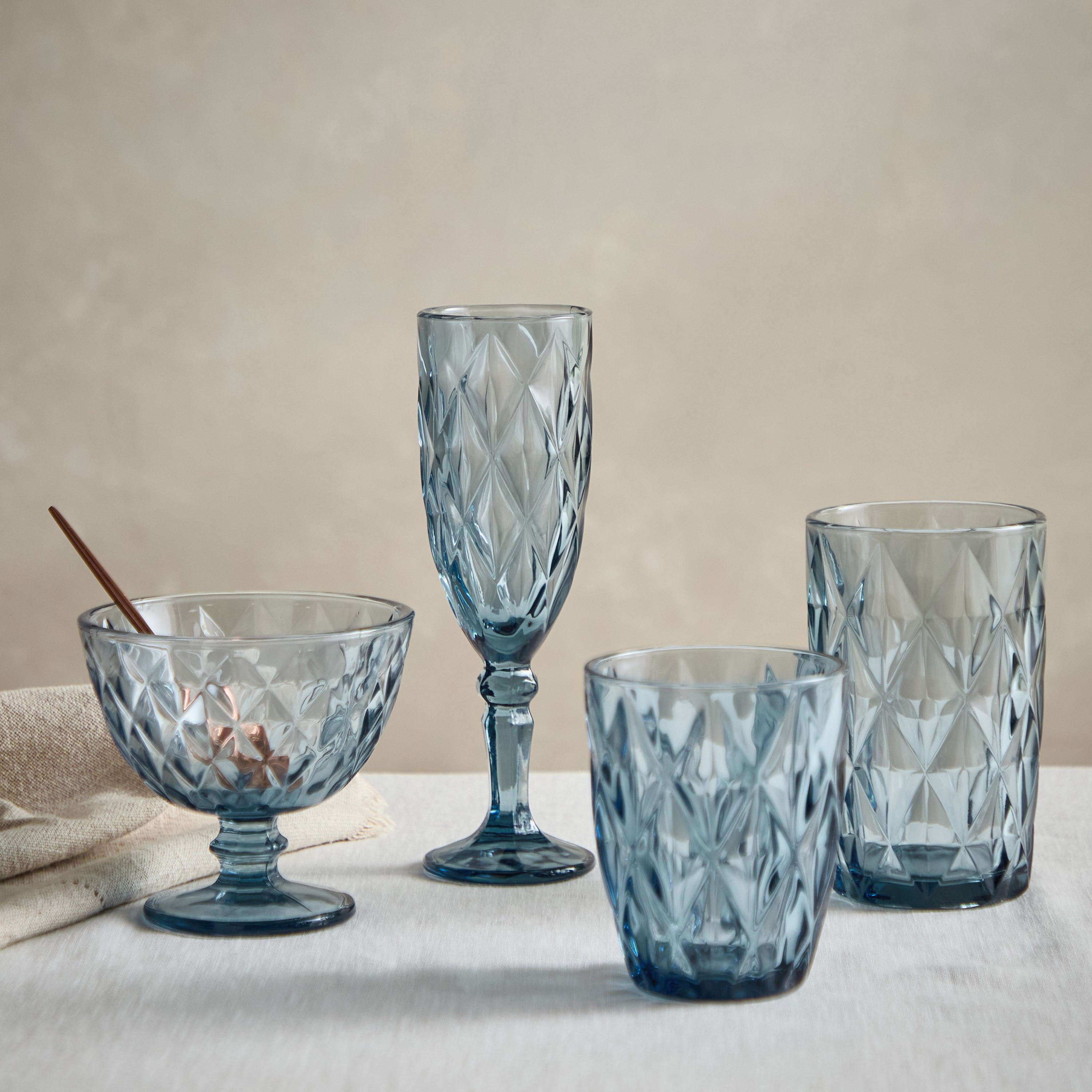 طقم أكواب زجاج 6 قطع من هورايزن - 280 مل-hbxdecorandfurnishings-tabletop-glassware-image-4