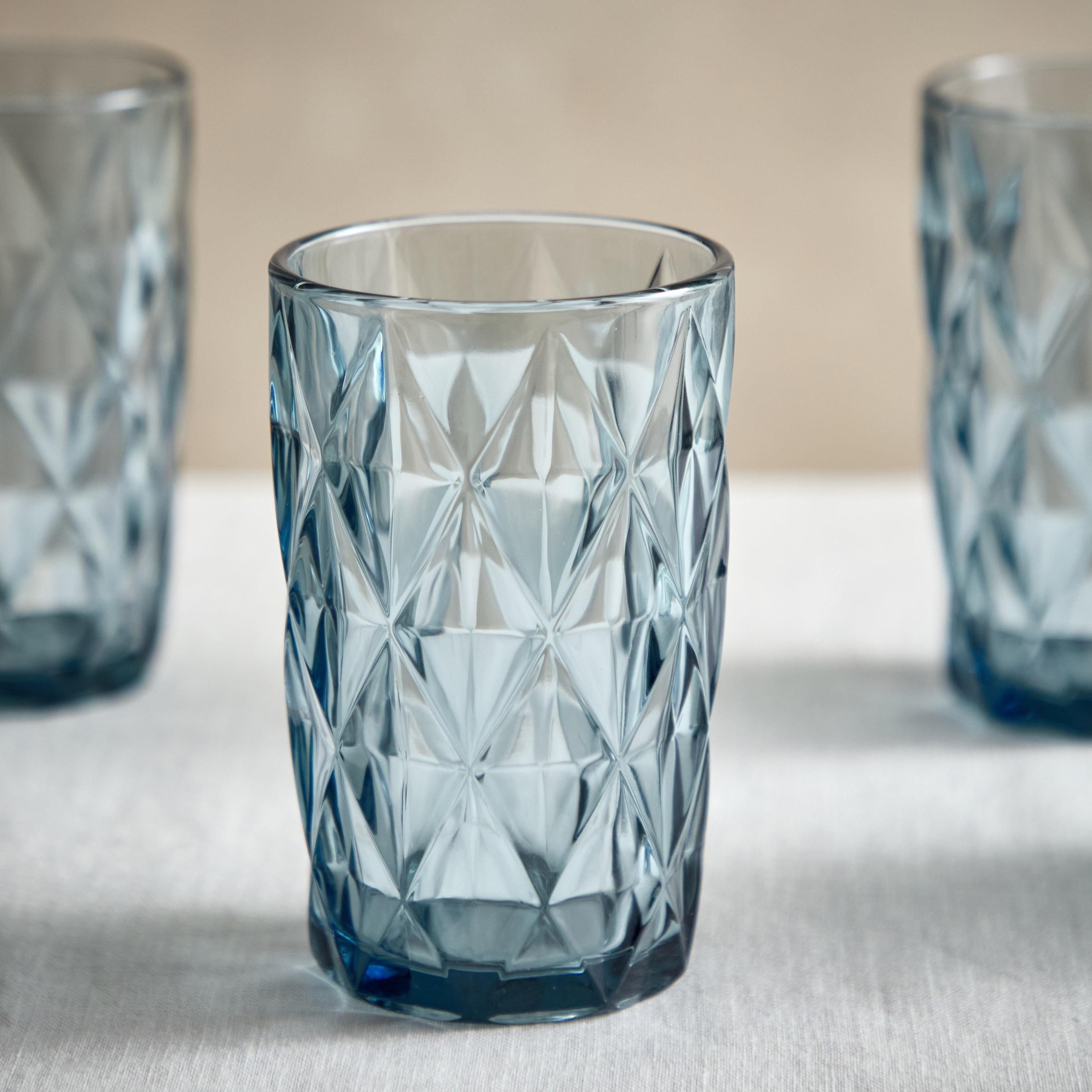 طقم أكواب زجاج 6 قطع - 400 مل-hbxdecorandfurnishings-tabletop-glassware-image-2