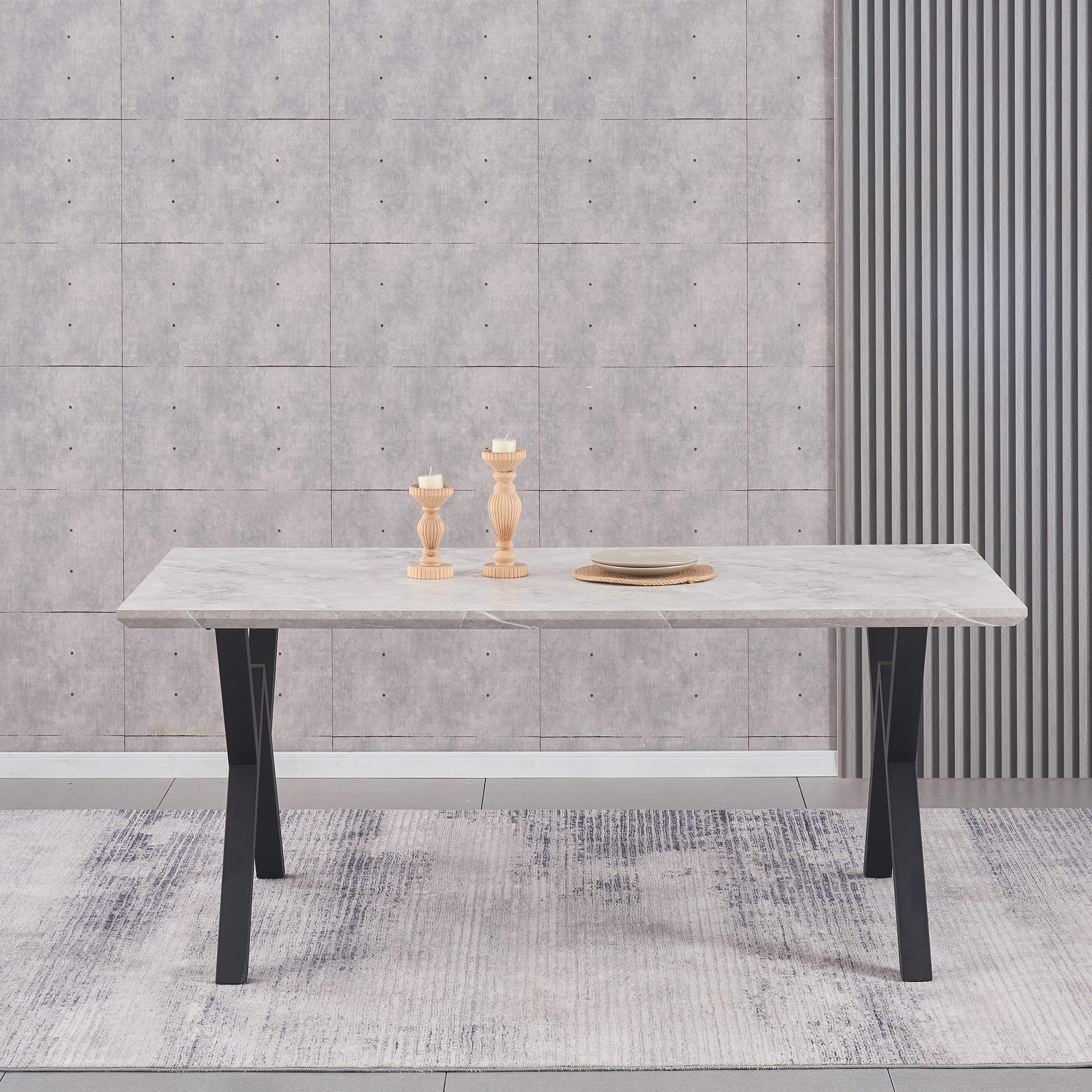 طقم طاولة سفرة 6 مقاعد من ألبوري-hbxfurniture-diningtablesandsets-diningsets-sixseater-image-4