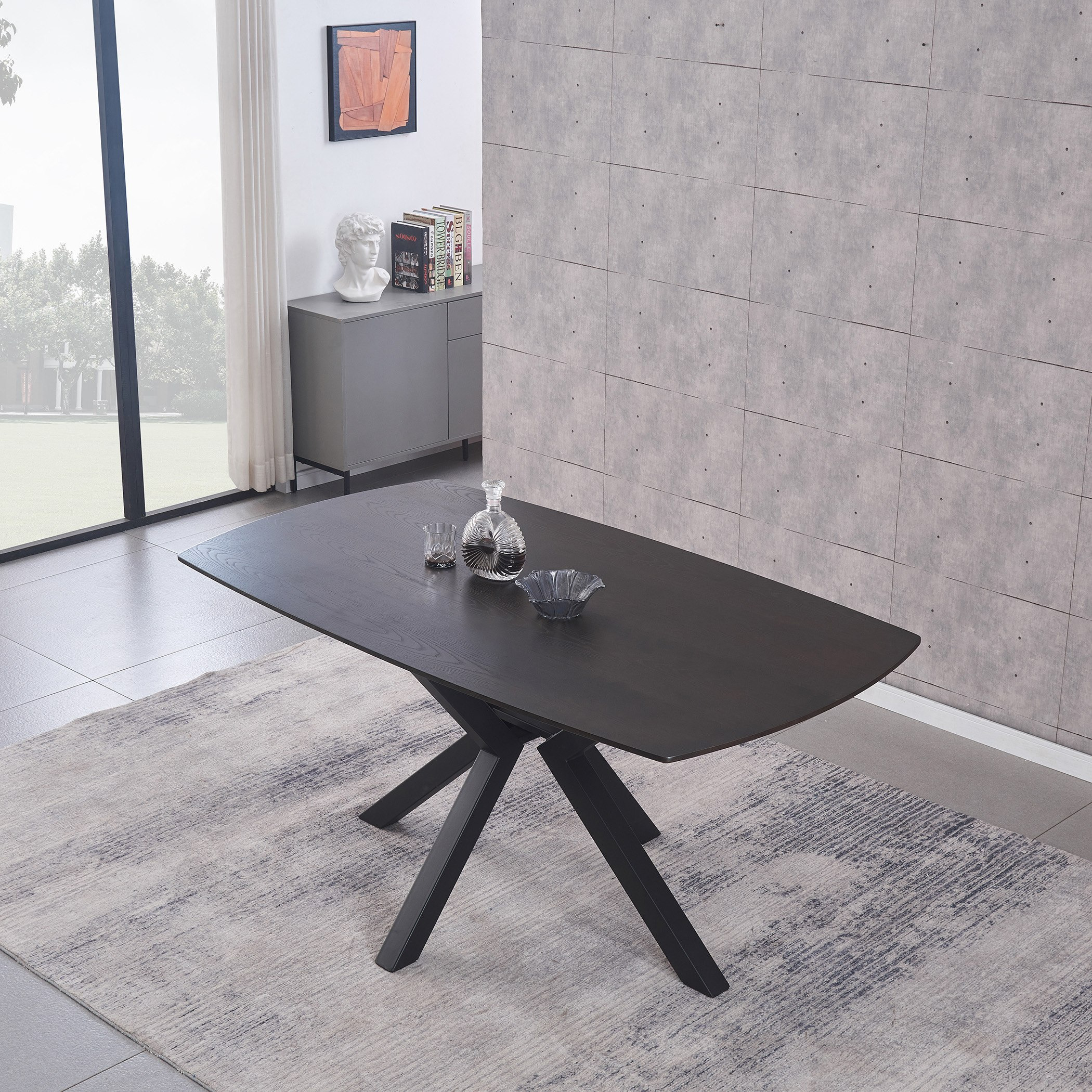 Denzel 6-Seater Dining Table Set-hbxfurniture-diningtablesandsets-diningsets-sixseater-image-3