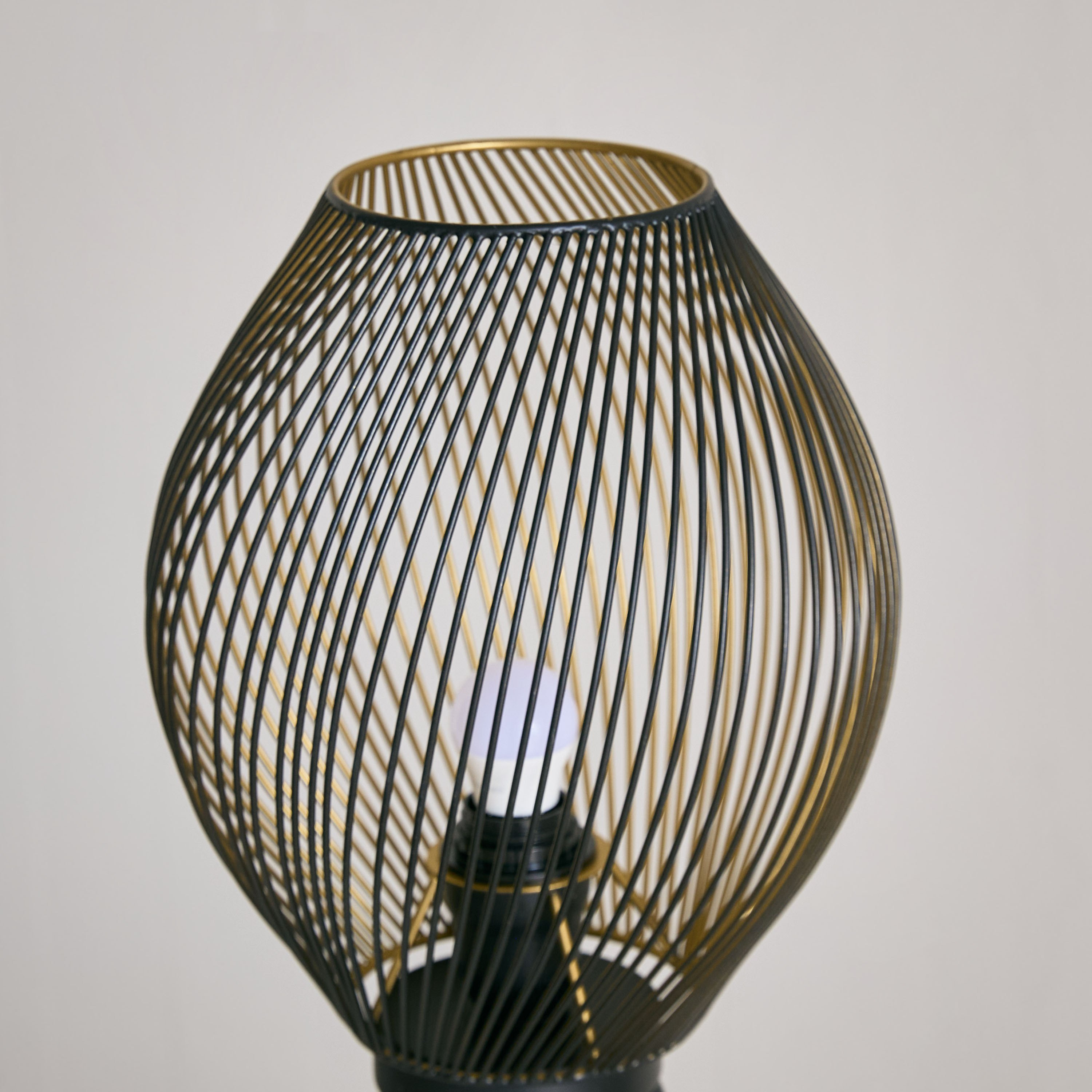 Aron Metal Tripod Table Lamp with Metal Shade - 33x66 cm-hbxbedroom-lighting-tablelamps-image-3
