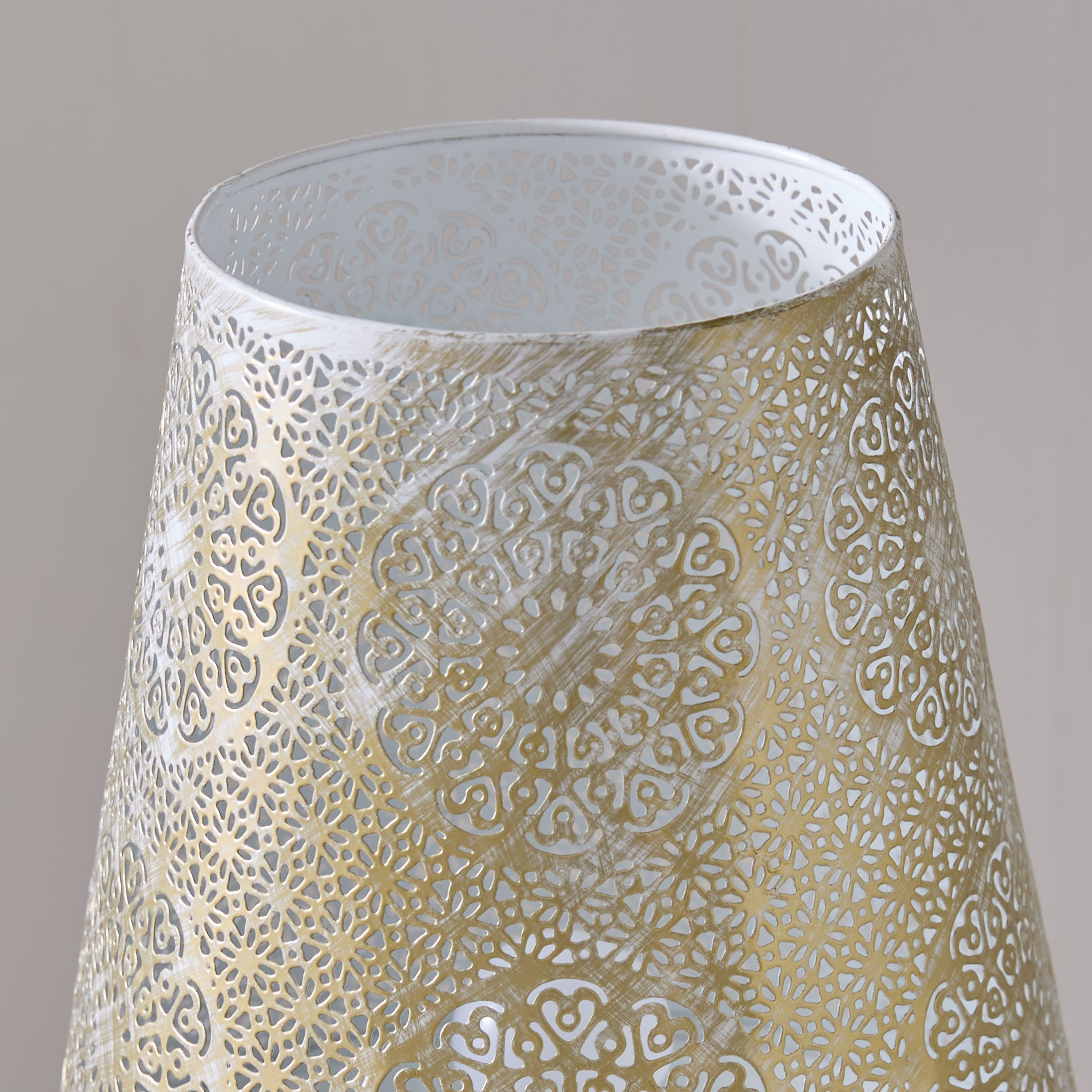 Aron Metal Table Lamp with Wooden Base - 22x29 cm-hbxbedroom-lighting-tablelamps-image-3