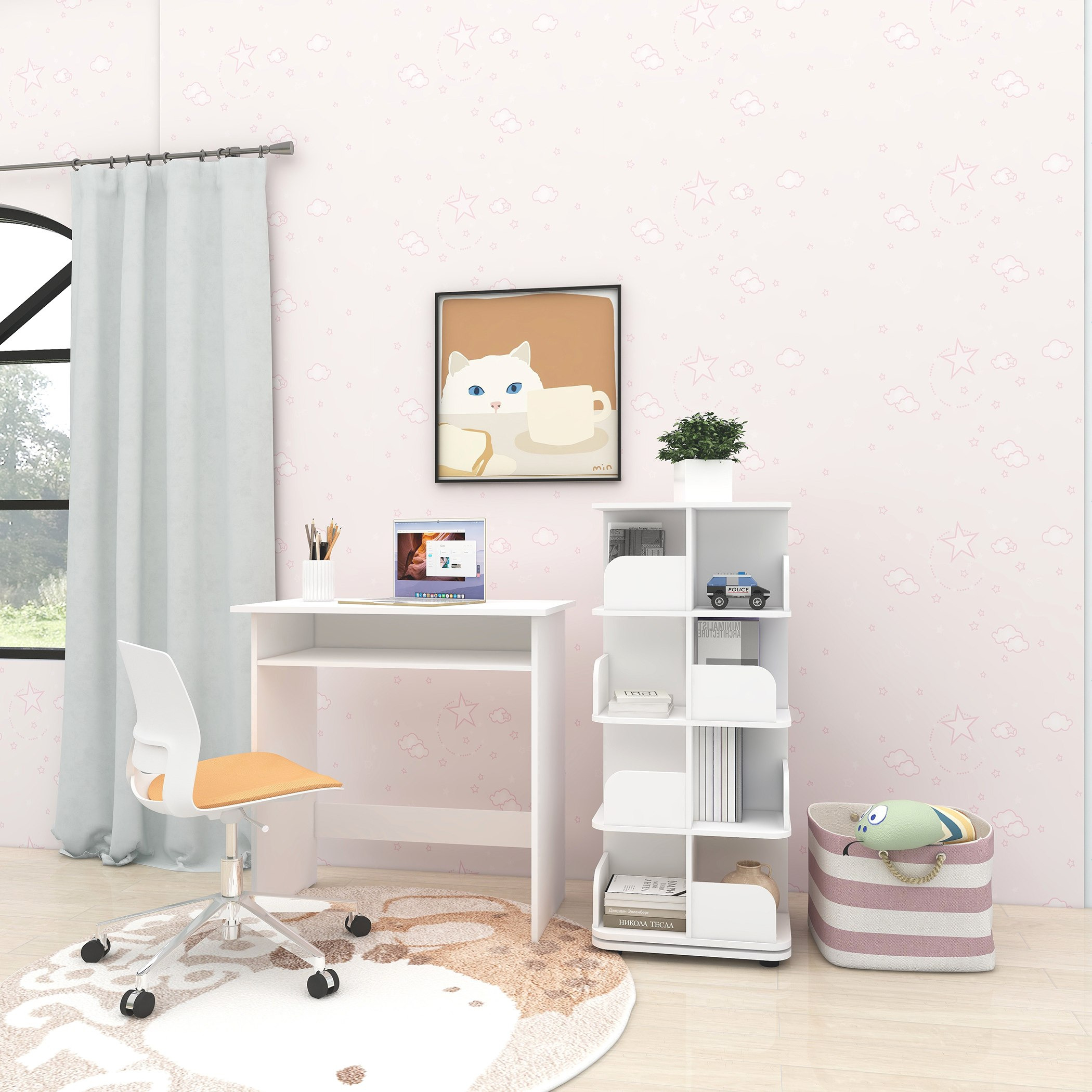 Vanilla Junior Study Desk with 1 Shelf-PROMO_HB_KSA_HBX10_190925-image-6