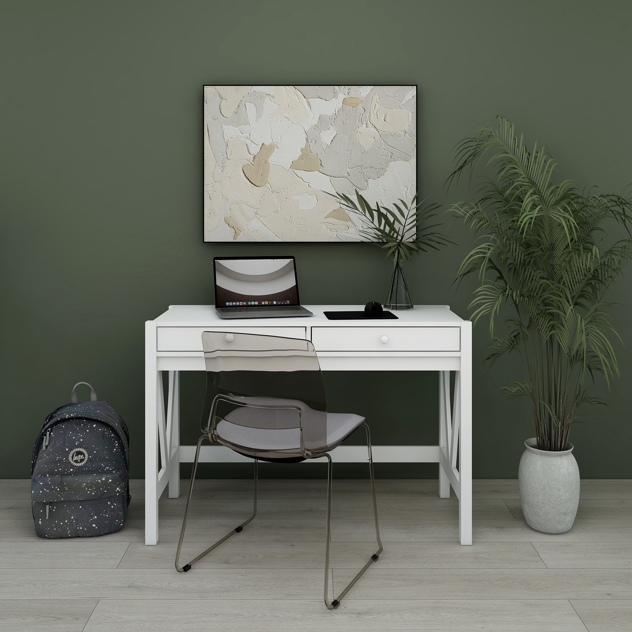 Movo Preston Study Desk with 2 Drawers-hbxfurniture-desks-image-1