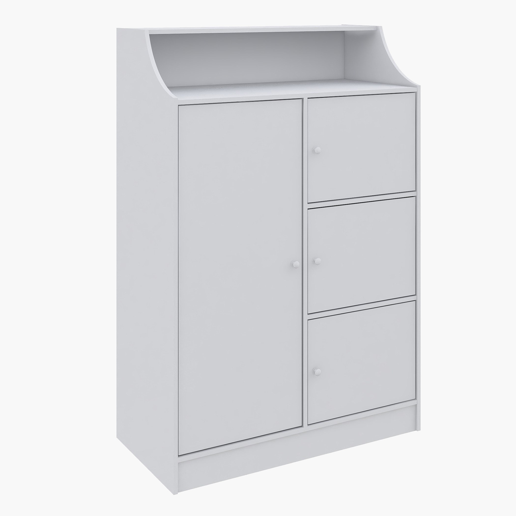 Vanilla Cody 4-Door Kids Cabinet-hbxfurniture-office-bookcases-image-3
