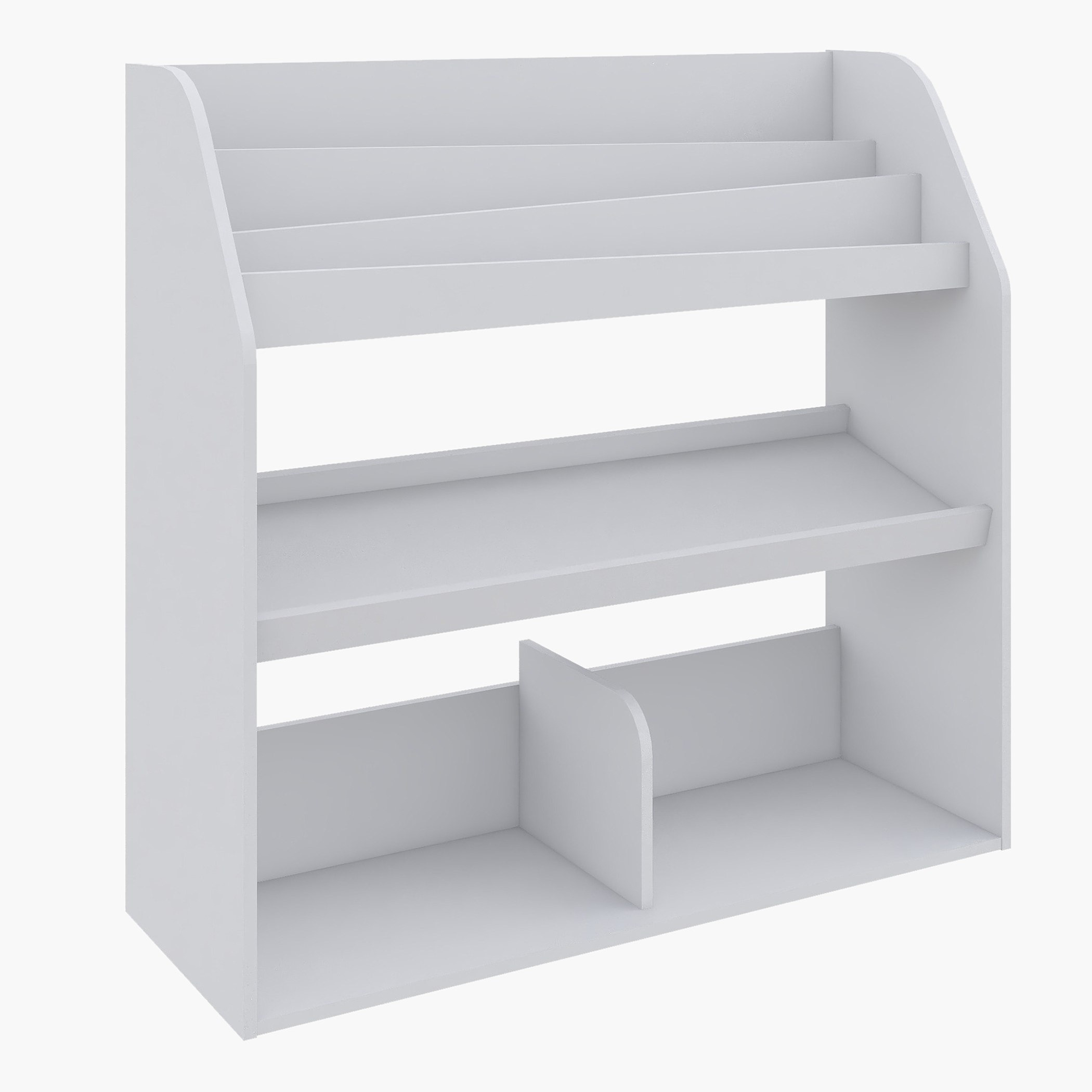 Movo Vanilla Cosmic Kids' Bookcase and Storage Cabinet-hbxfurniture-office-bookcases-image-3