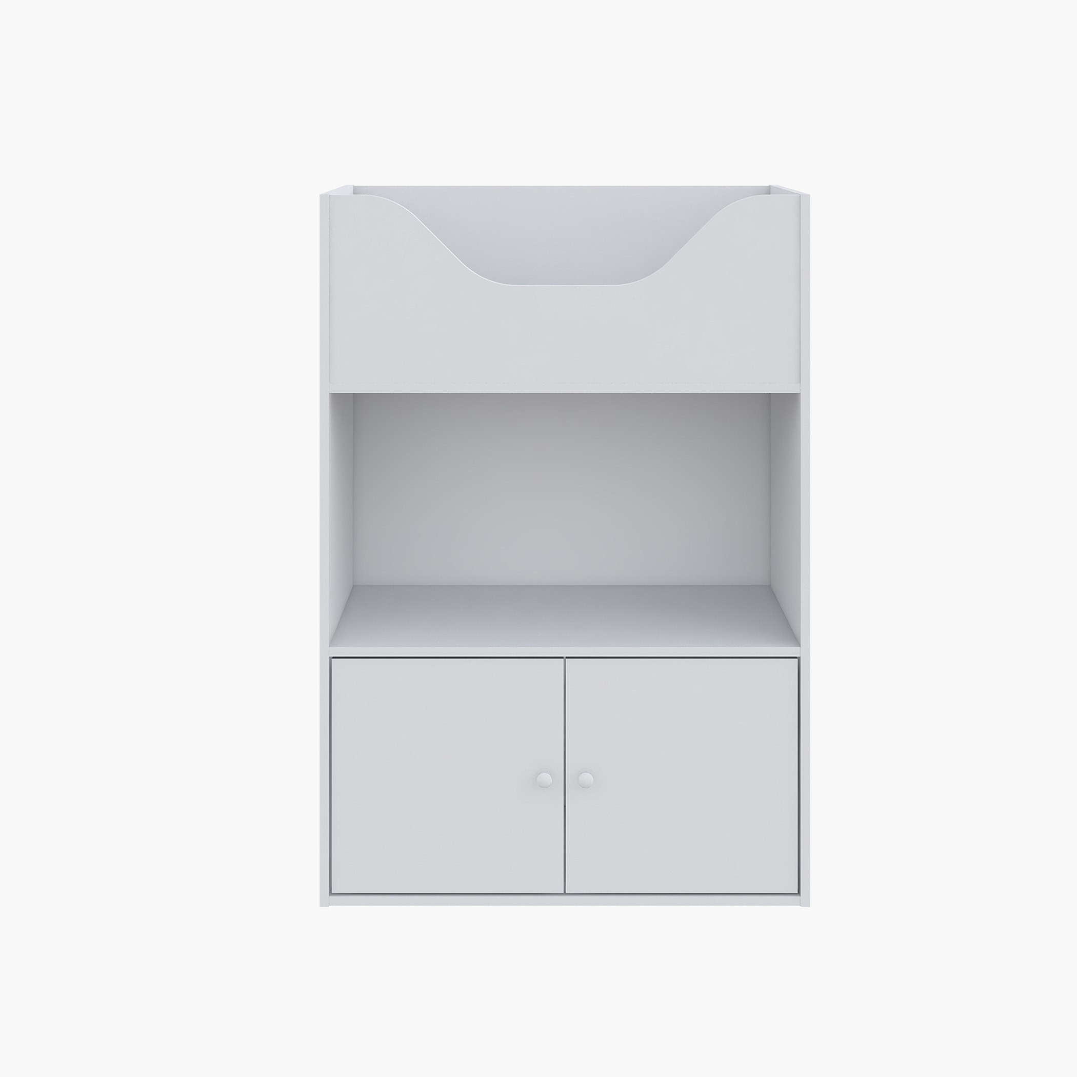 Vanilla Cody 2-Door Kids Cabinet Bookcase-hbxfurniture-office-bookcases-image-2