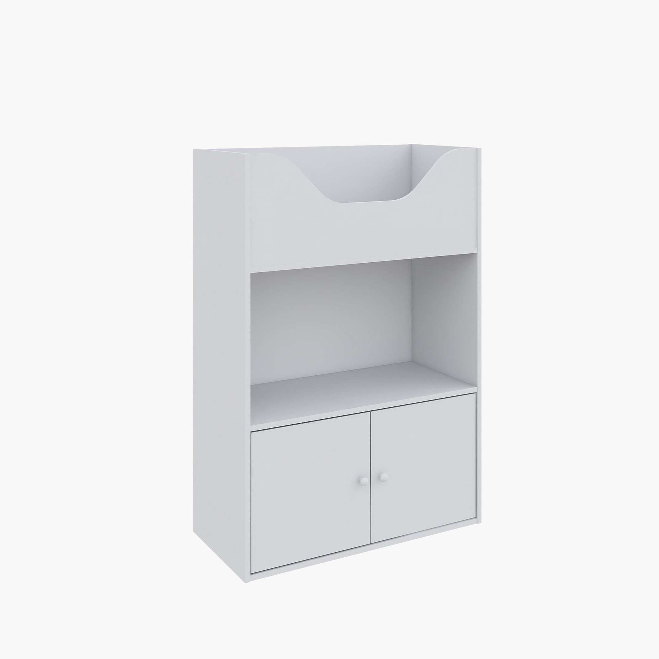 Vanilla Cody 2-Door Kids Cabinet Bookcase-hbxfurniture-office-bookcases-image-3