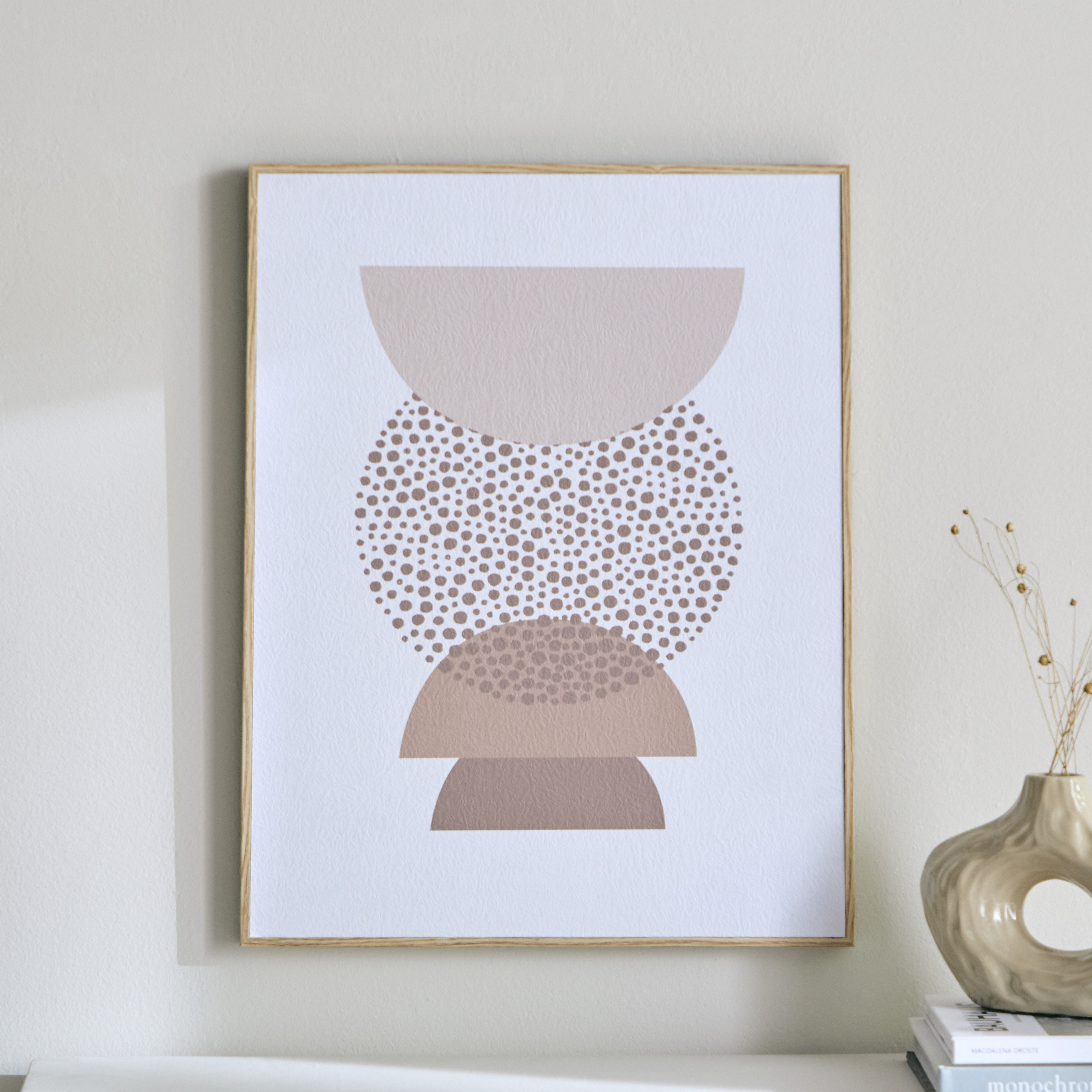 Renata Abstract Wooden Frame Picture - 40x2x50 cm-hbxbedroom-decorandaccessories-photoframes-image-2