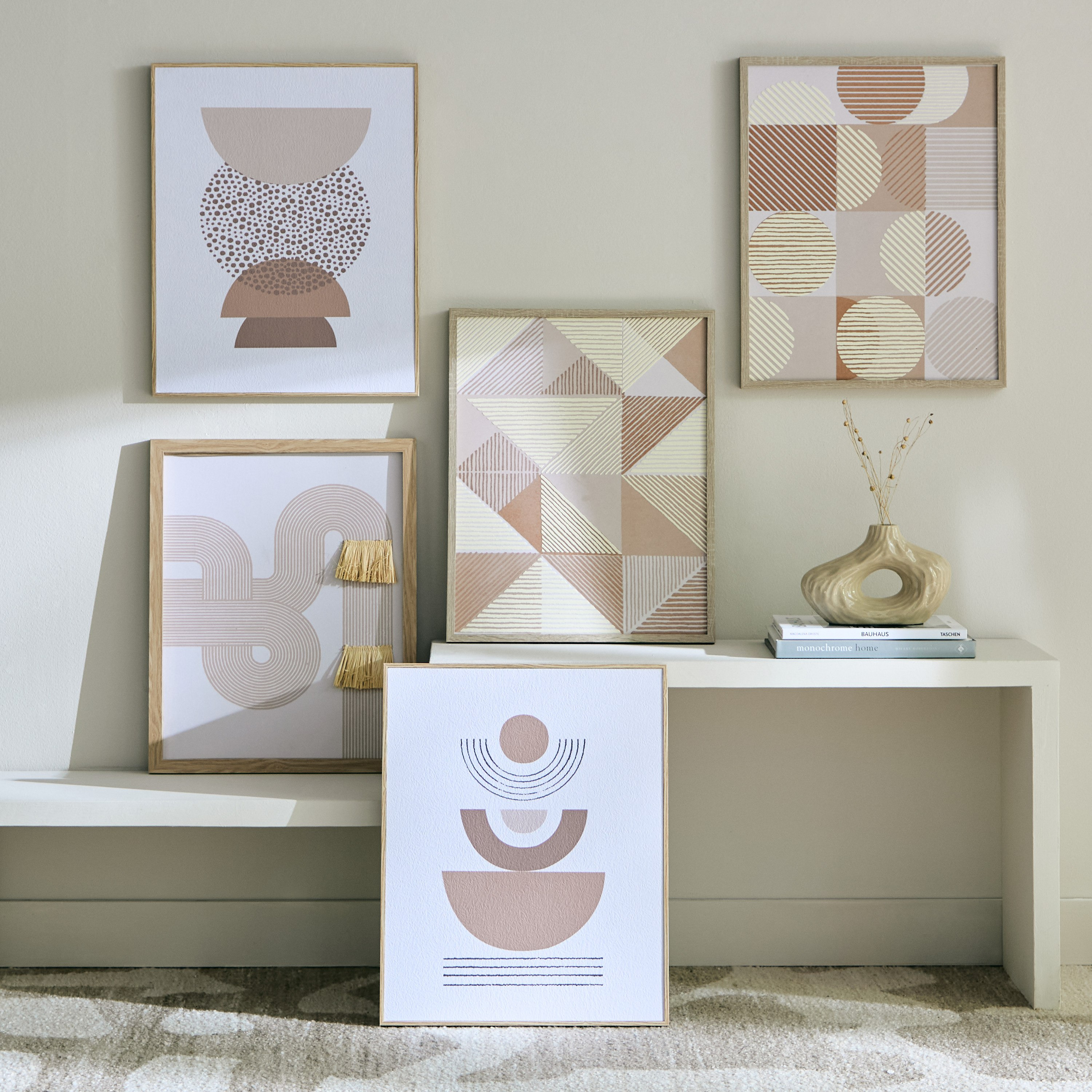 Renata Abstract Wooden Frame Picture - 40x2x50 cm-hbxbedroom-decorandaccessories-photoframes-image-5