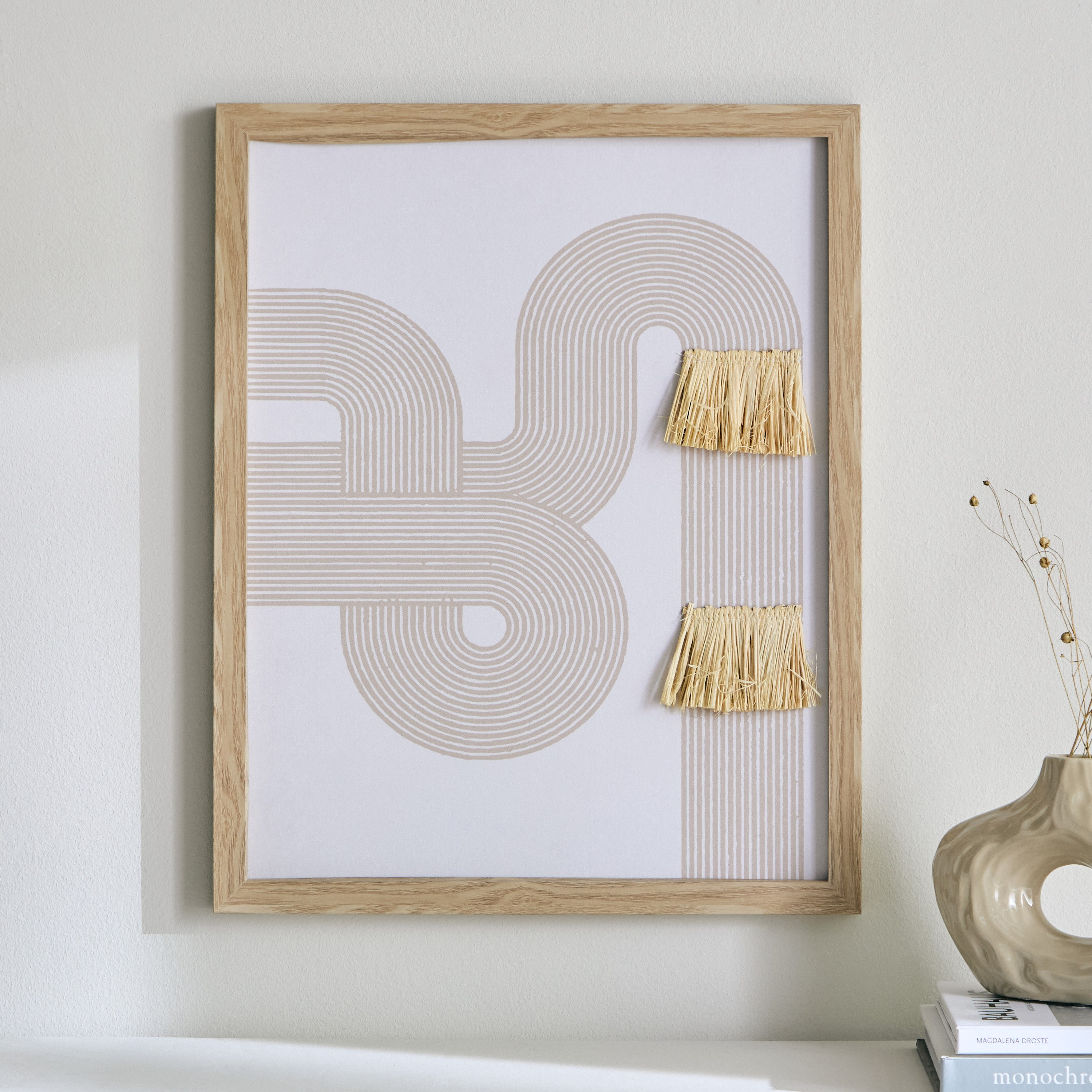 صورة ثلاثية الأبعاد ببرواز خشبي وحلية طبيعية من ريناتا - 40x2x50 سم-hbxbedroom-decorandaccessories-photoframes-image-2