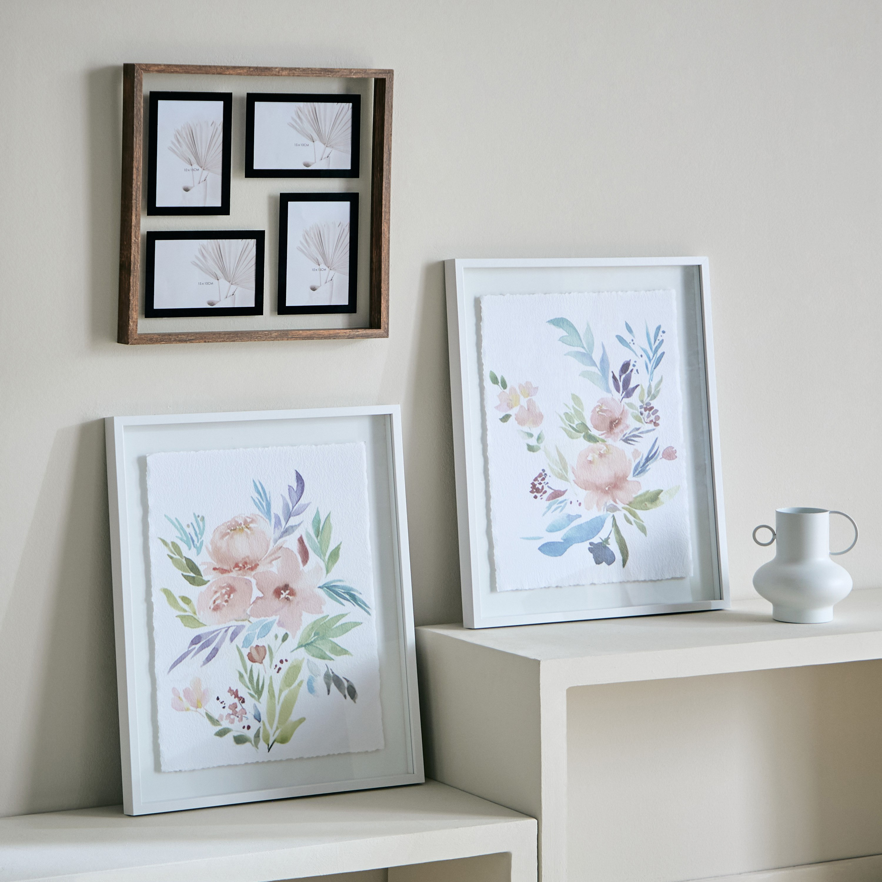 Renata Floral Wooden Frame Picture - 40x27x50 cm-hbxbedroom-decorandaccessories-photoframes-image-5