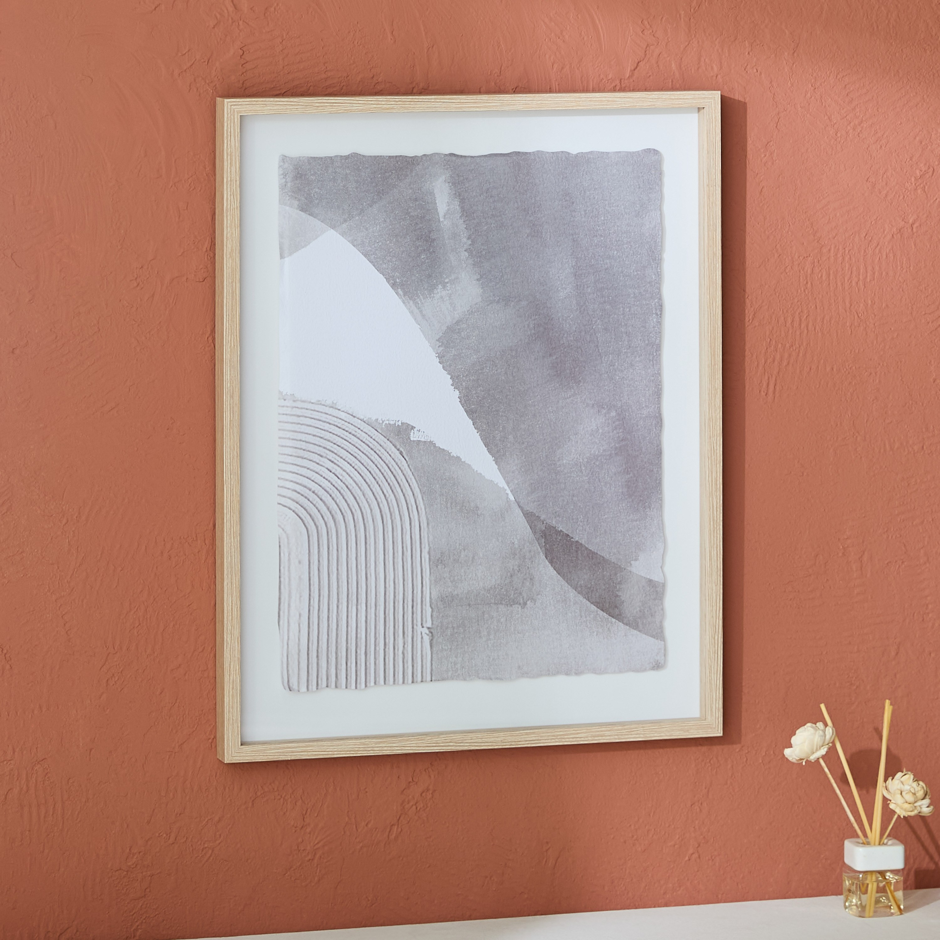 لوحة مؤطرة بارزة الملمس من ريناتا - 40x50 سم-hbxbedroom-decorandaccessories-photoframes-image-1