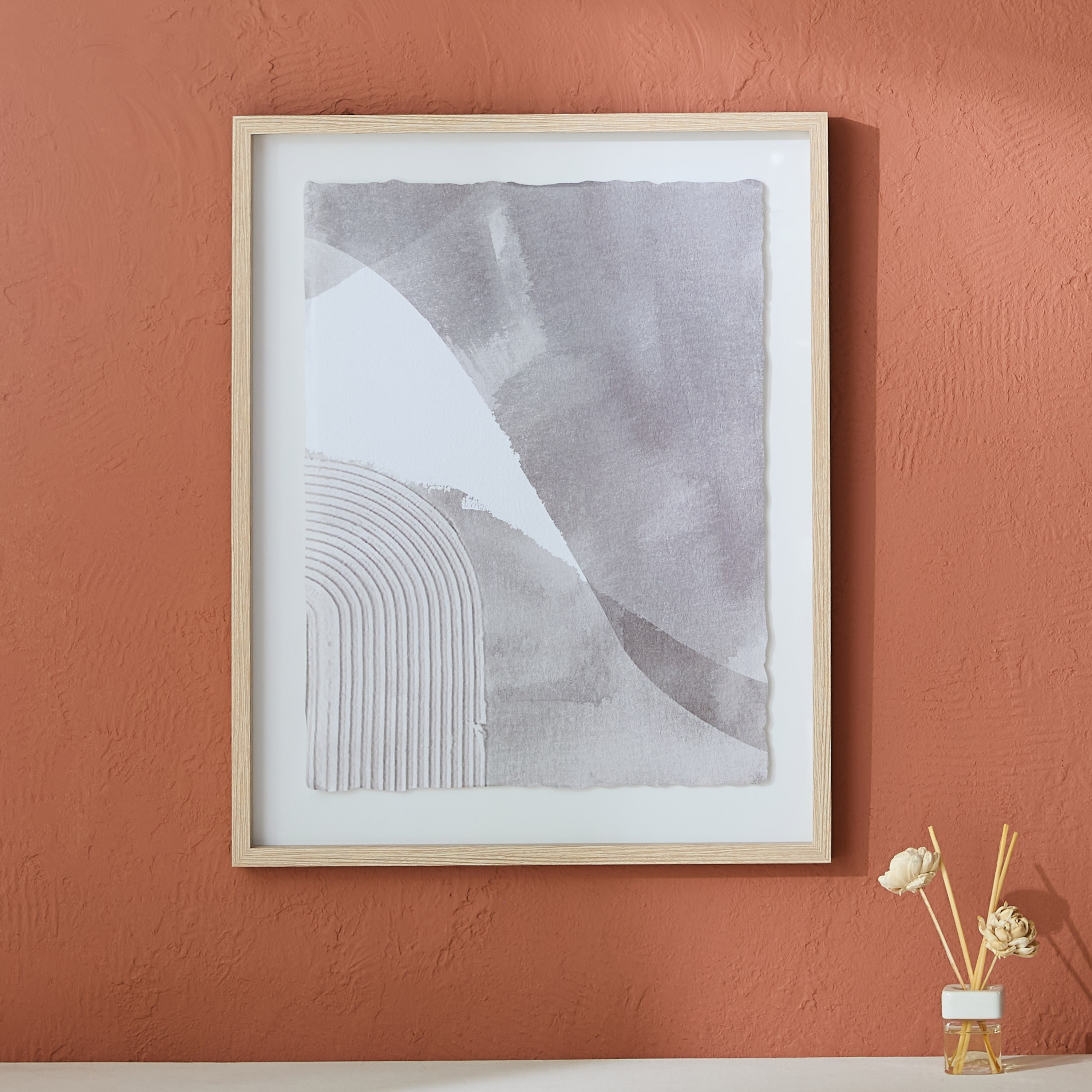 لوحة مؤطرة بارزة الملمس من ريناتا - 40x50 سم-hbxbedroom-decorandaccessories-photoframes-image-2