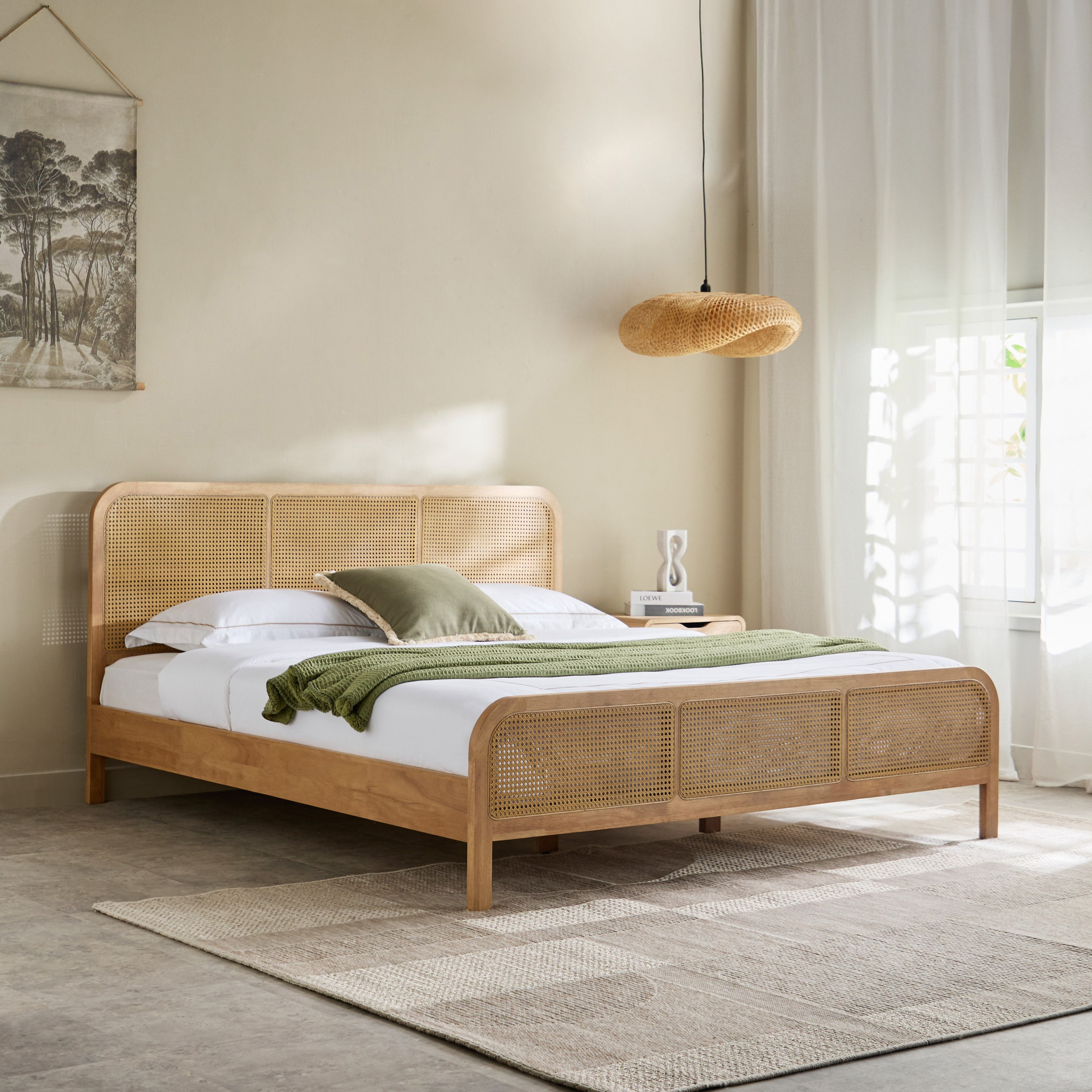 سرير كينج قصب - نورديكا  كامبريدج من موڤو - 180x200 سم-hbxfurniture-bedsandbedsets-beds-king-image-1