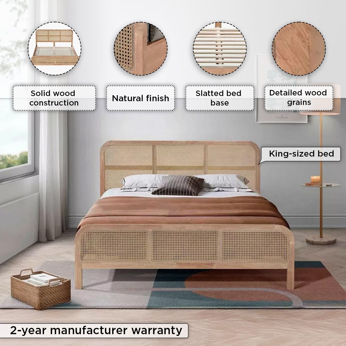 سرير كينج قصب - نورديكا  كامبريدج من موڤو - 180x200 سم-hbxfurniture-bedsandbedsets-beds-king-image-8