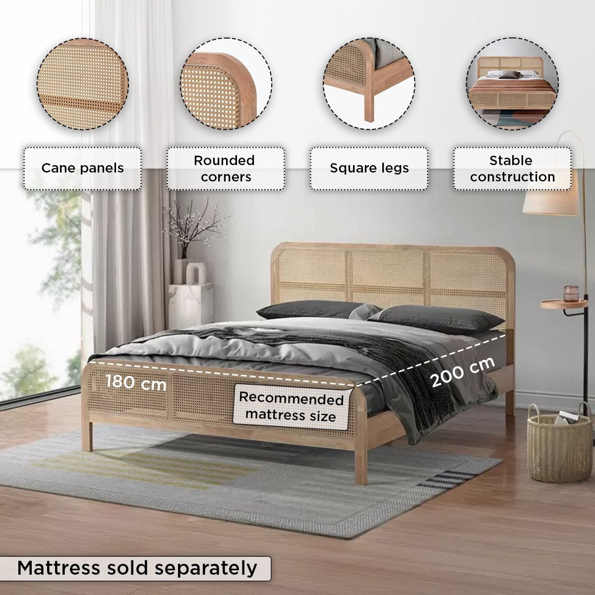 سرير كينج قصب - نورديكا  كامبريدج من موڤو - 180x200 سم-hbxfurniture-bedsandbedsets-beds-king-image-9