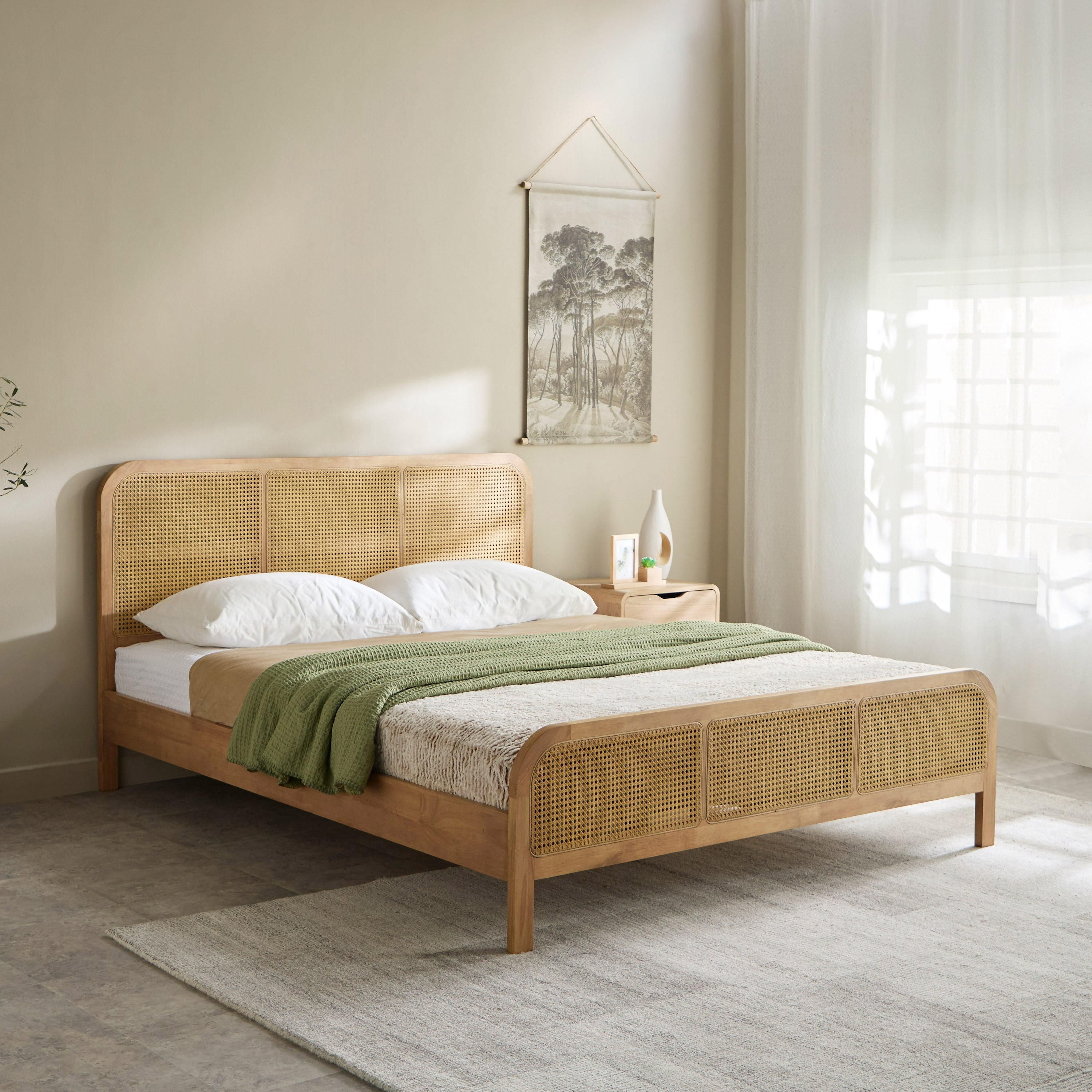 سرير كوين قصب- نورديكا  كامبريدج من موڤو - 160x200 سم-hbxbedroom-bedsandbedsets-beds-queen-image-1