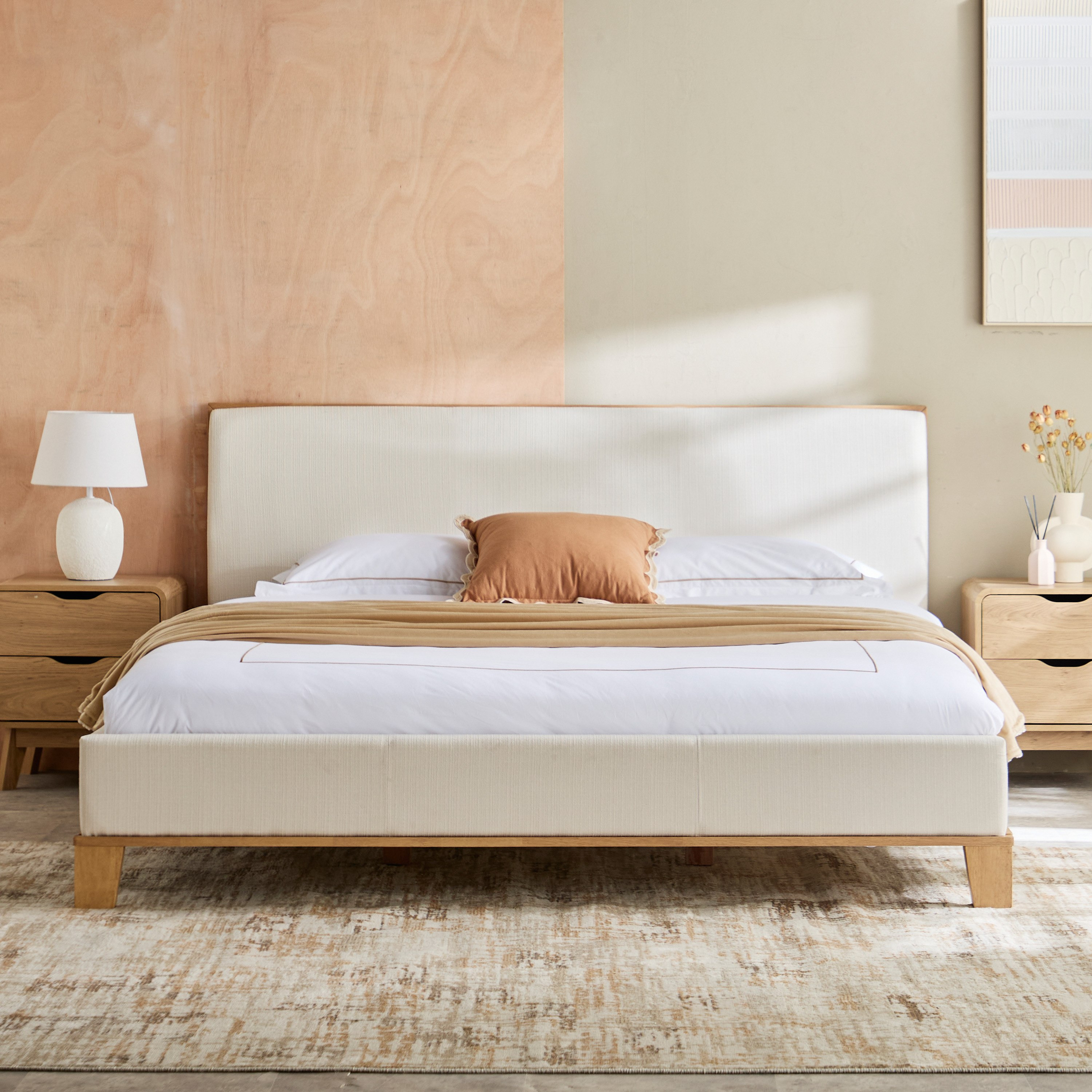 سرير كينج منجد - نورديكا كالتون من موڤو - 180×200 سم-hbxfurniture-bedsandbedsets-beds-king-image-2