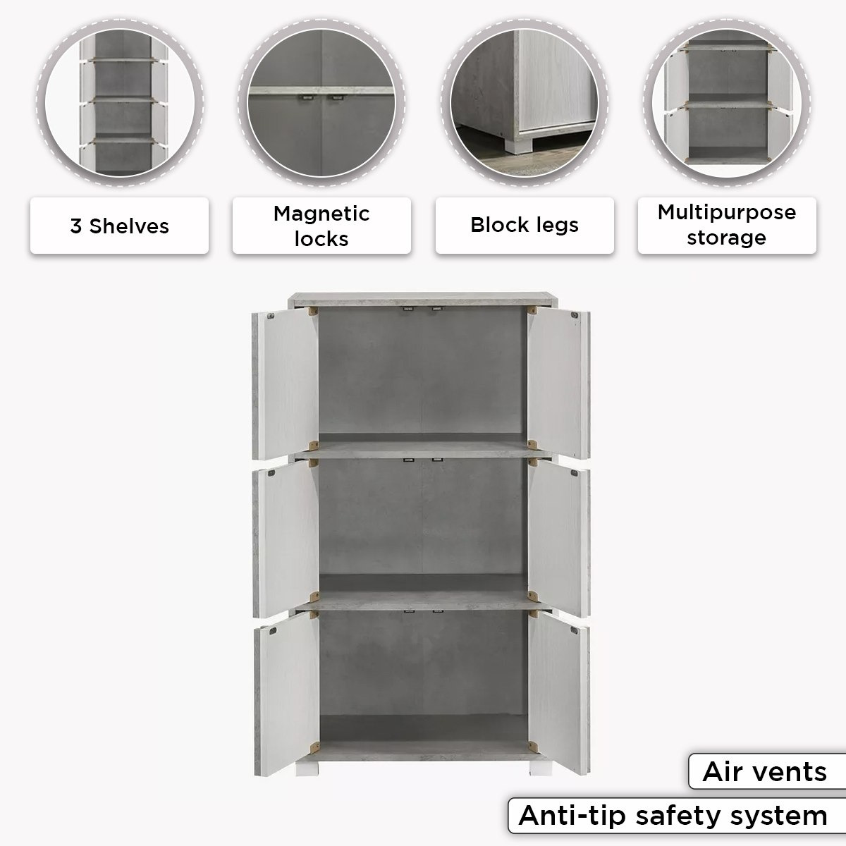 وحدة تخزين 8 أبواب متعددة الاستخدامات من ألفورد أسبين-hbxfurniture-office-bookcases-image-5