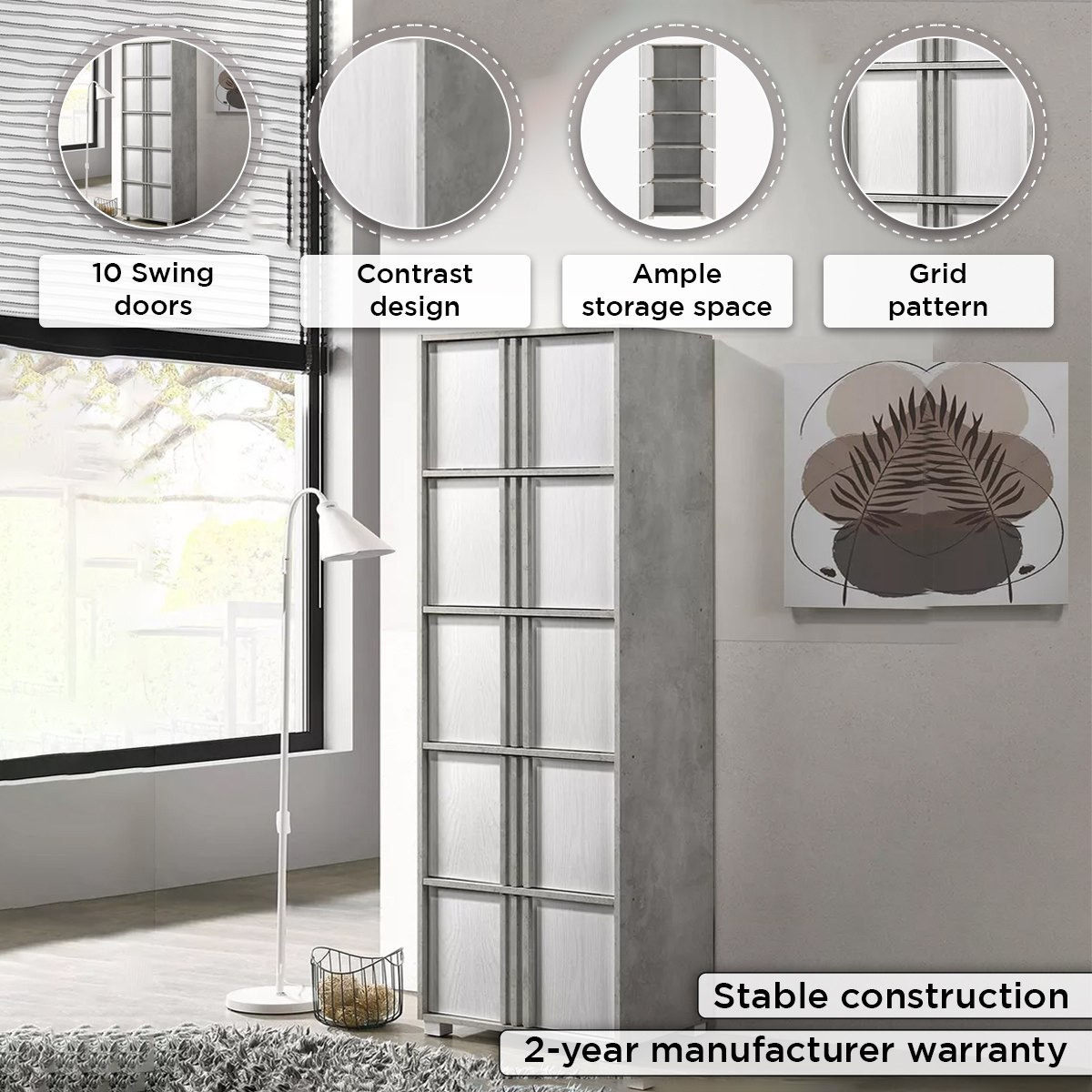 وحدة تخزين 10 أبواب متعددة الاستخدامات من ألفورد أسبن-hbxfurniture-office-bookcases-image-5