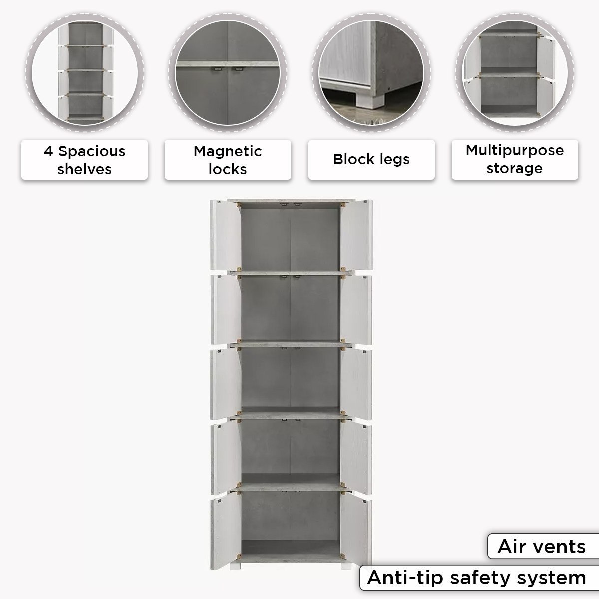 وحدة تخزين 10 أبواب متعددة الاستخدامات من ألفورد أسبن-hbxfurniture-office-bookcases-image-6