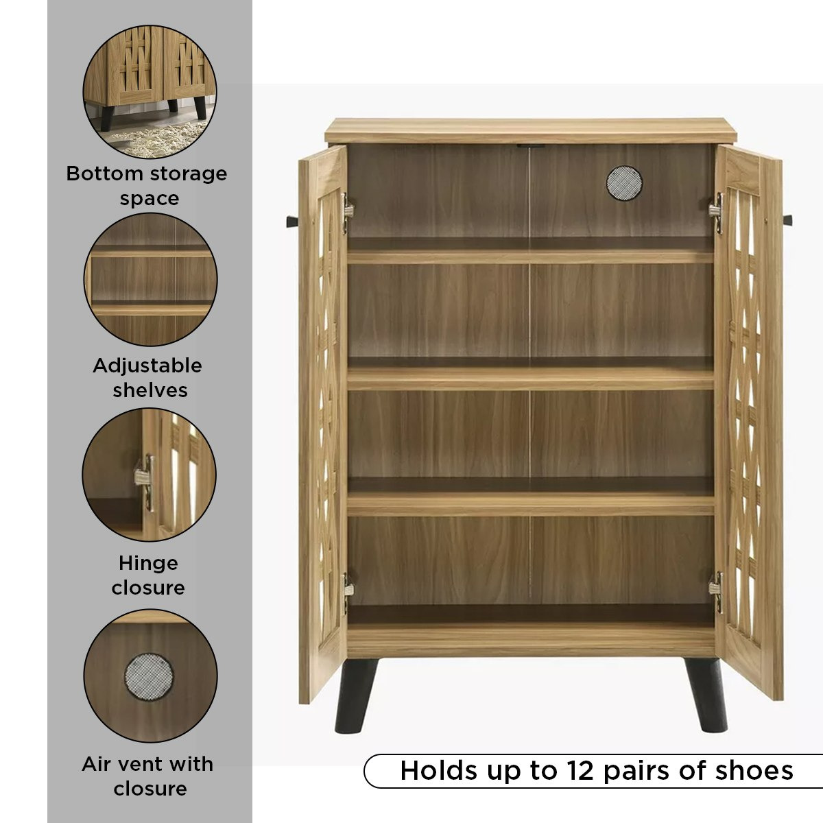 Verona 12-Pair Shoe Cabinet with 2 Doors-hbxbedroom-shoecabinetsandracks-image-5
