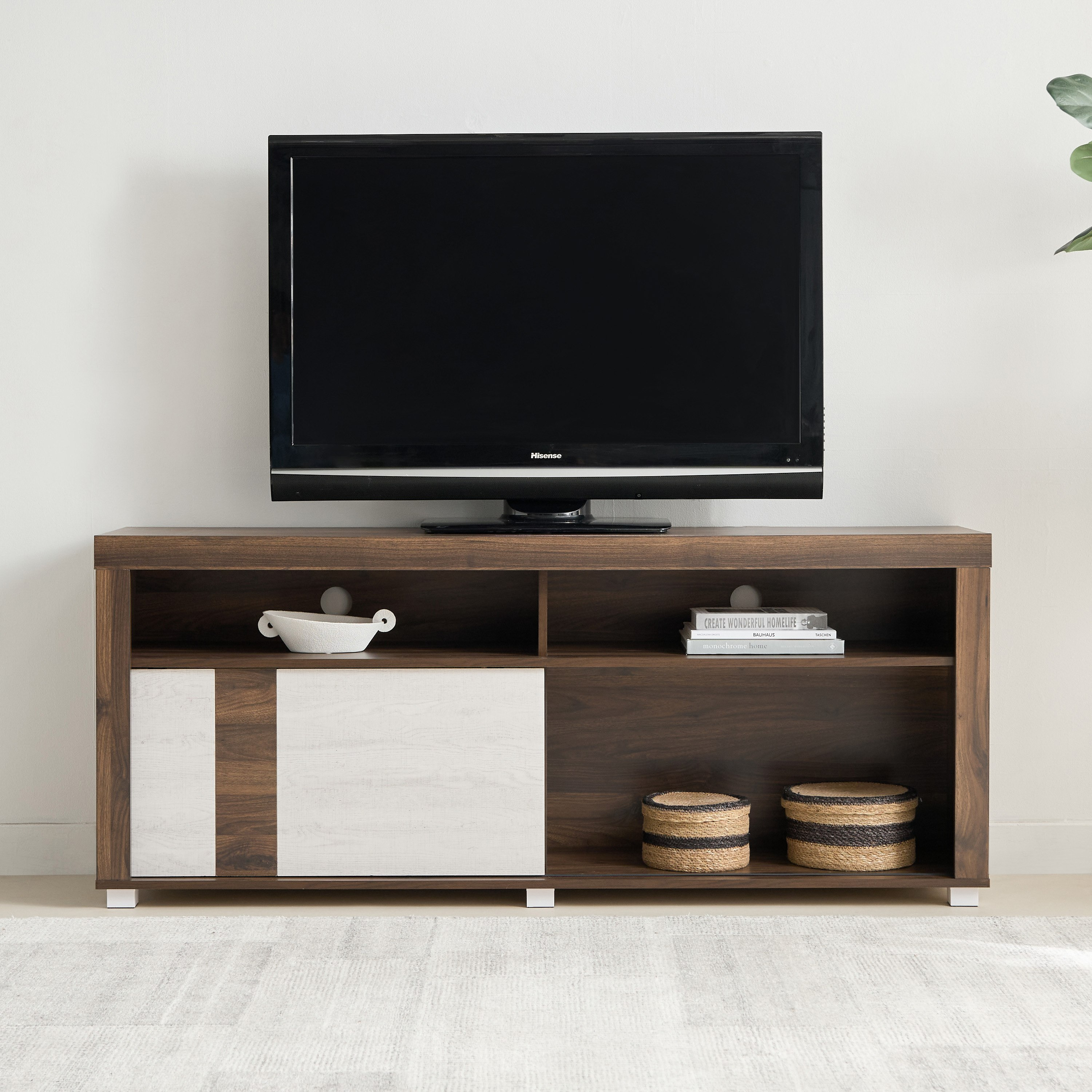 وحدة تلفزيون مرتفعة حتى 70 بوصة 1.6 متر بباب انزلاقي من إيكو-hbxlivingroom-mediaunitsandstorage-tvunits-image-2