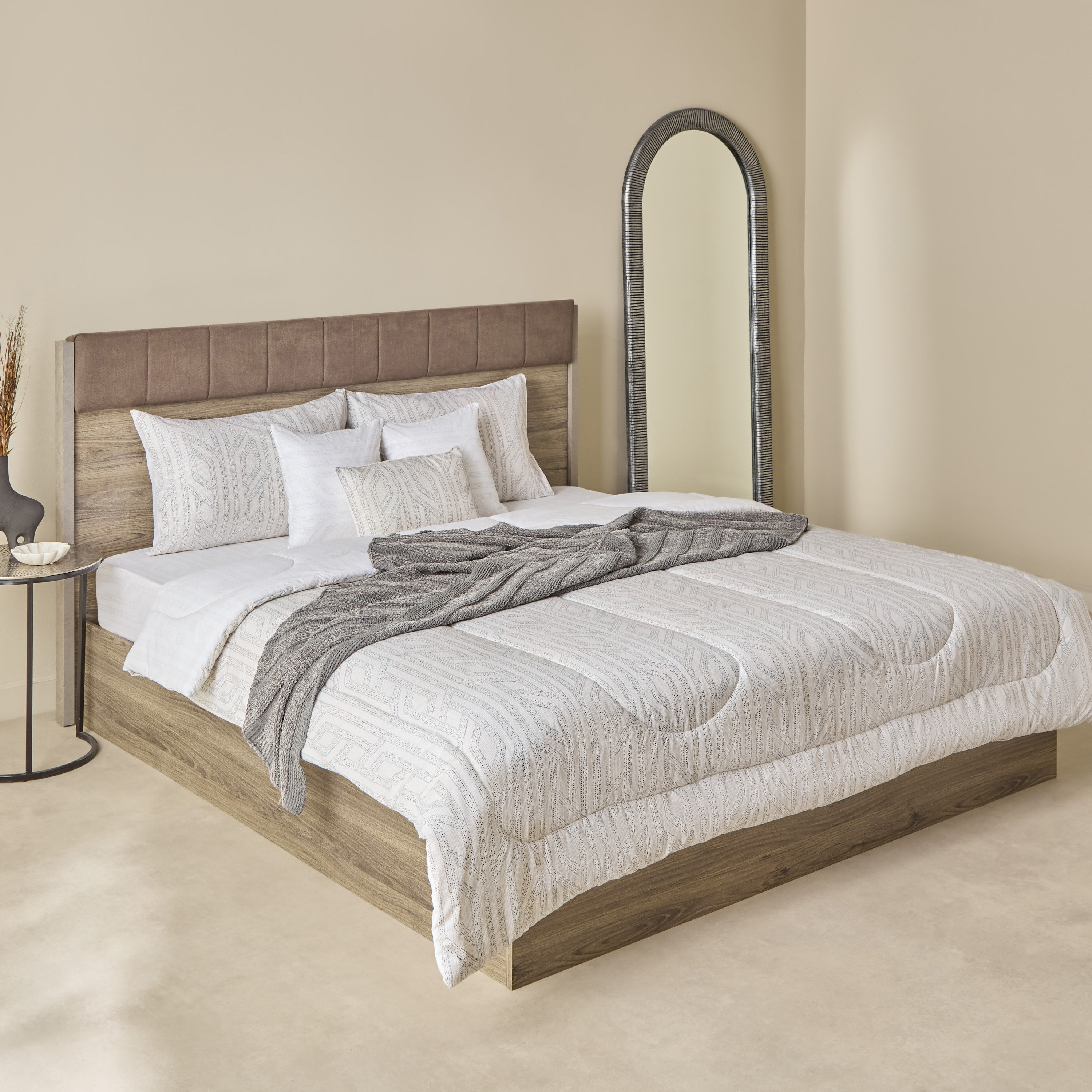 طقم لحاف قطن كينج بطبعات 7 قطع بيثال من فالنسيا - 220x240 سم-hbxhomeware-hbxbedroom-image-11