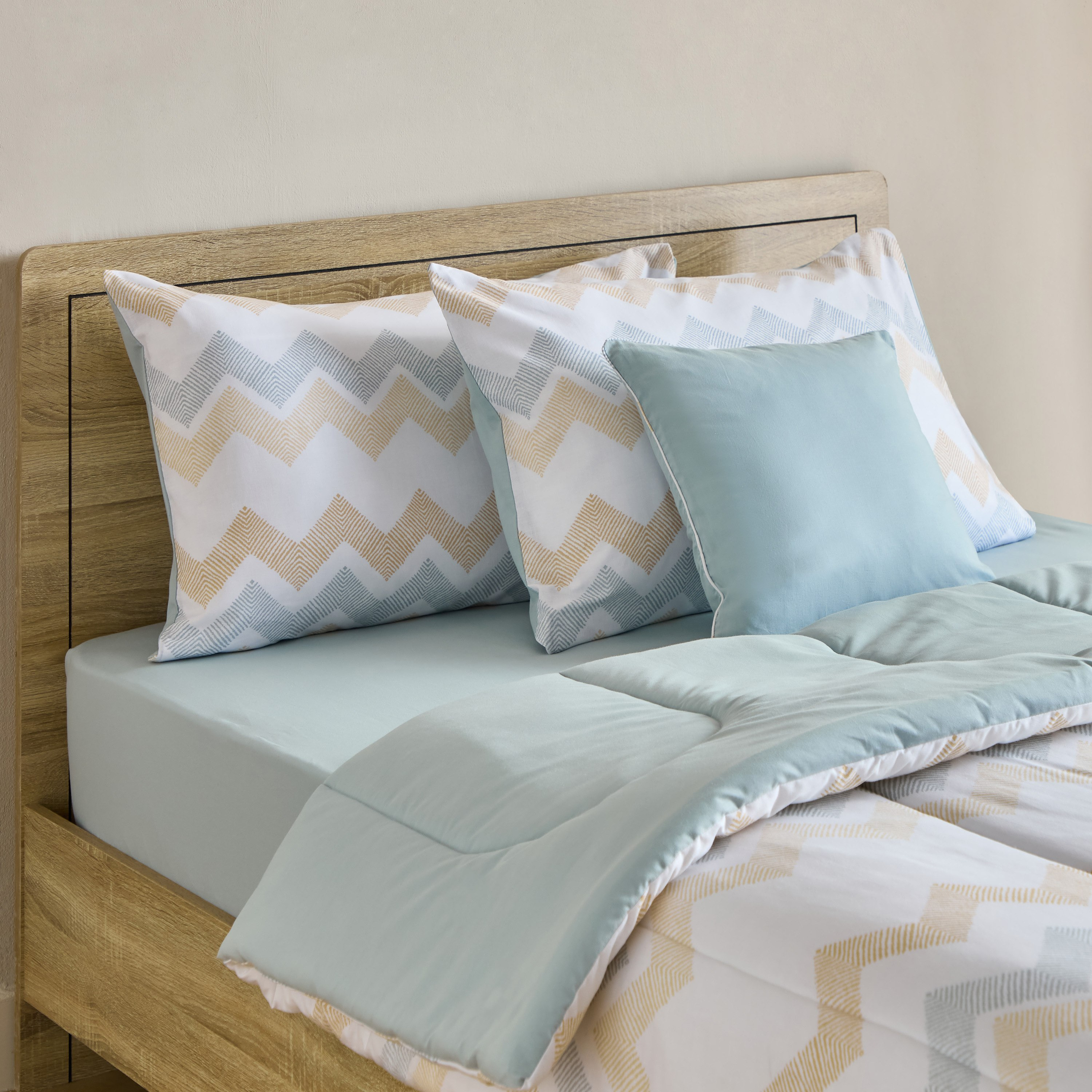 Valencia Brits 5-Piece Cotton BIAB Printed Twin Comforter Set - 160x220 cm-hbxhomeware-hbxbedroom-image-1