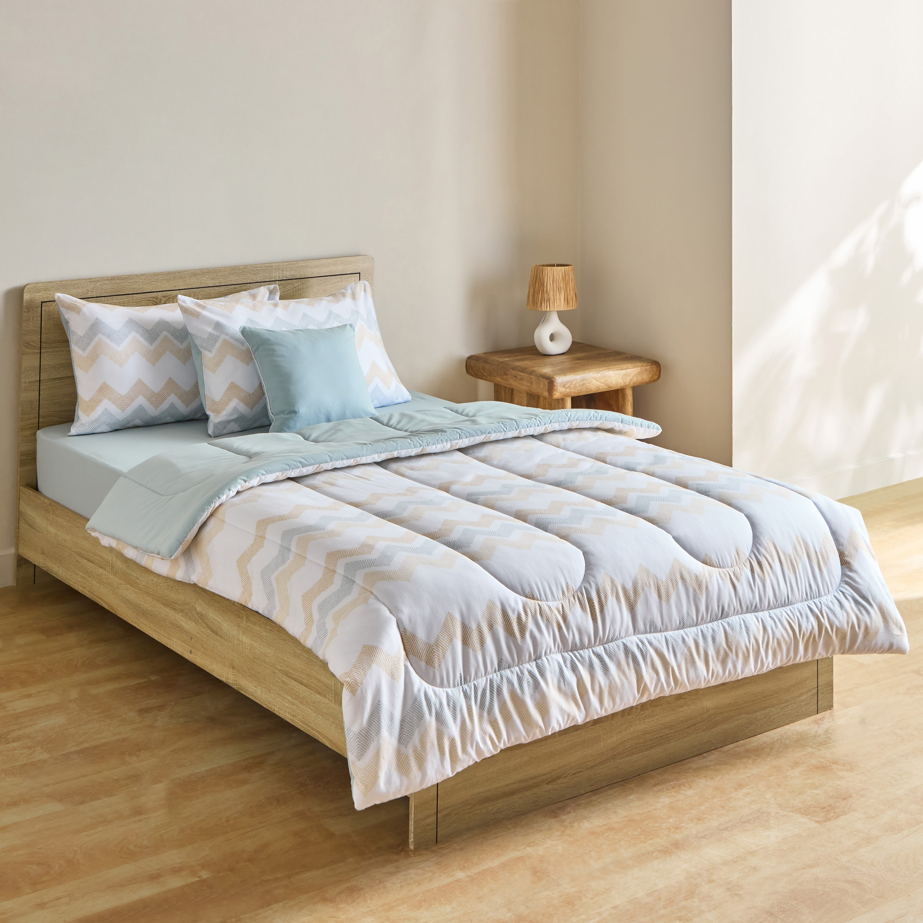 Valencia Brits 5-Piece Cotton BIAB Printed Twin Comforter Set - 160x220 cm-hbxhomeware-hbxbedroom-image-2