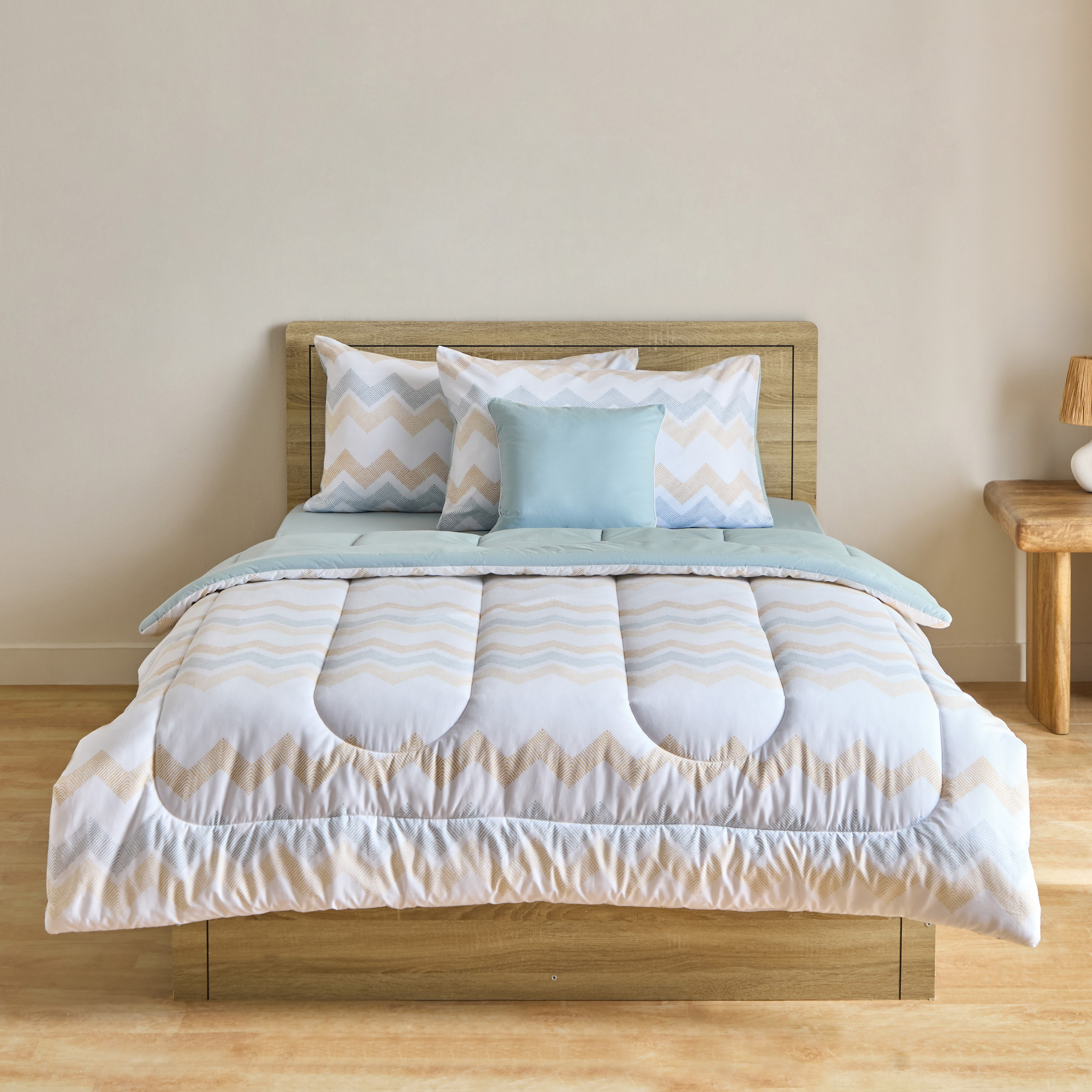 Valencia Brits 5-Piece Cotton BIAB Printed Twin Comforter Set - 160x220 cm-hbxhomeware-hbxbedroom-image-3