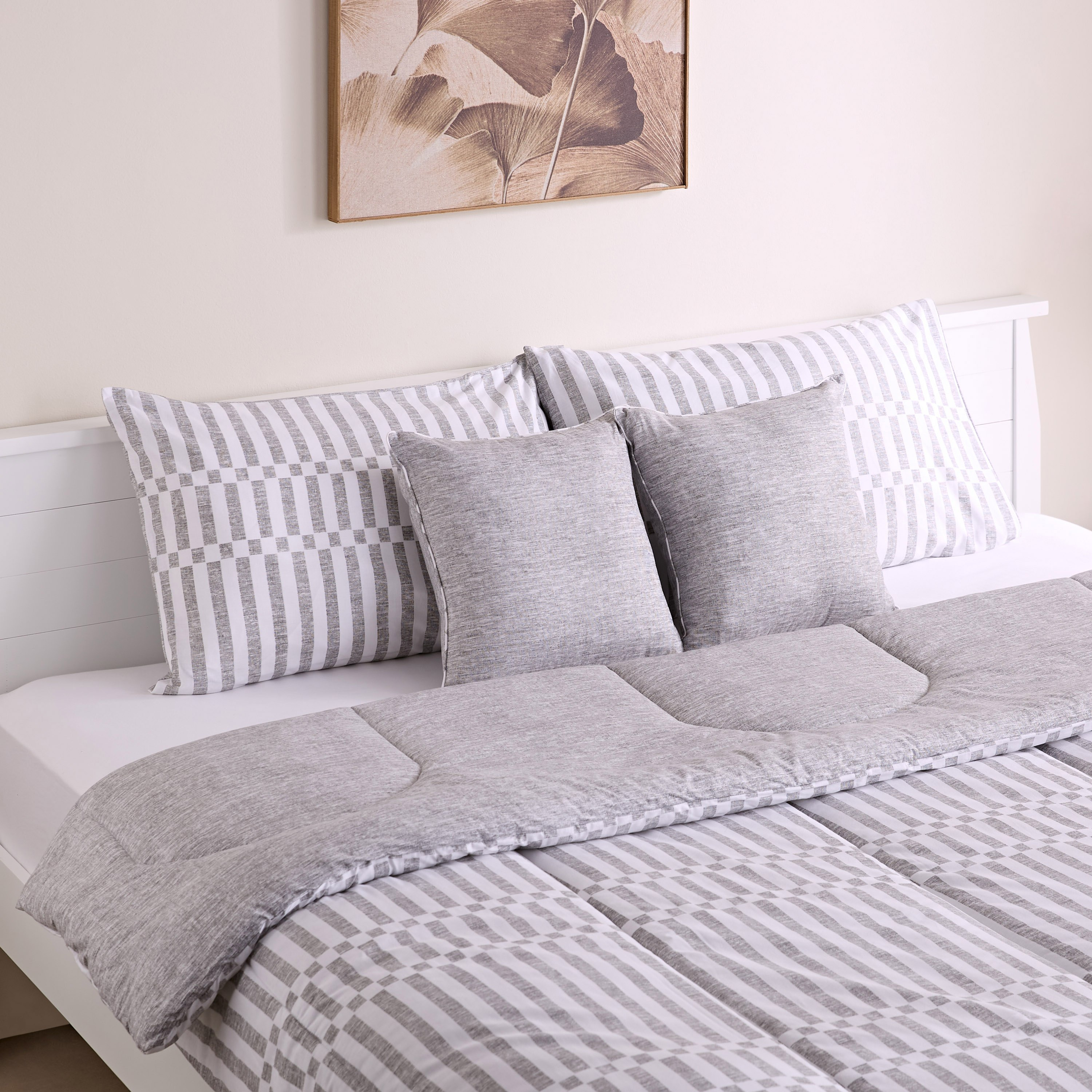 طقم لحاف كينج قطن بطبعات 5 قطع سويتو من ماديسون - 220x240 سم-hbxhomeware-hbxbedroom-image-1