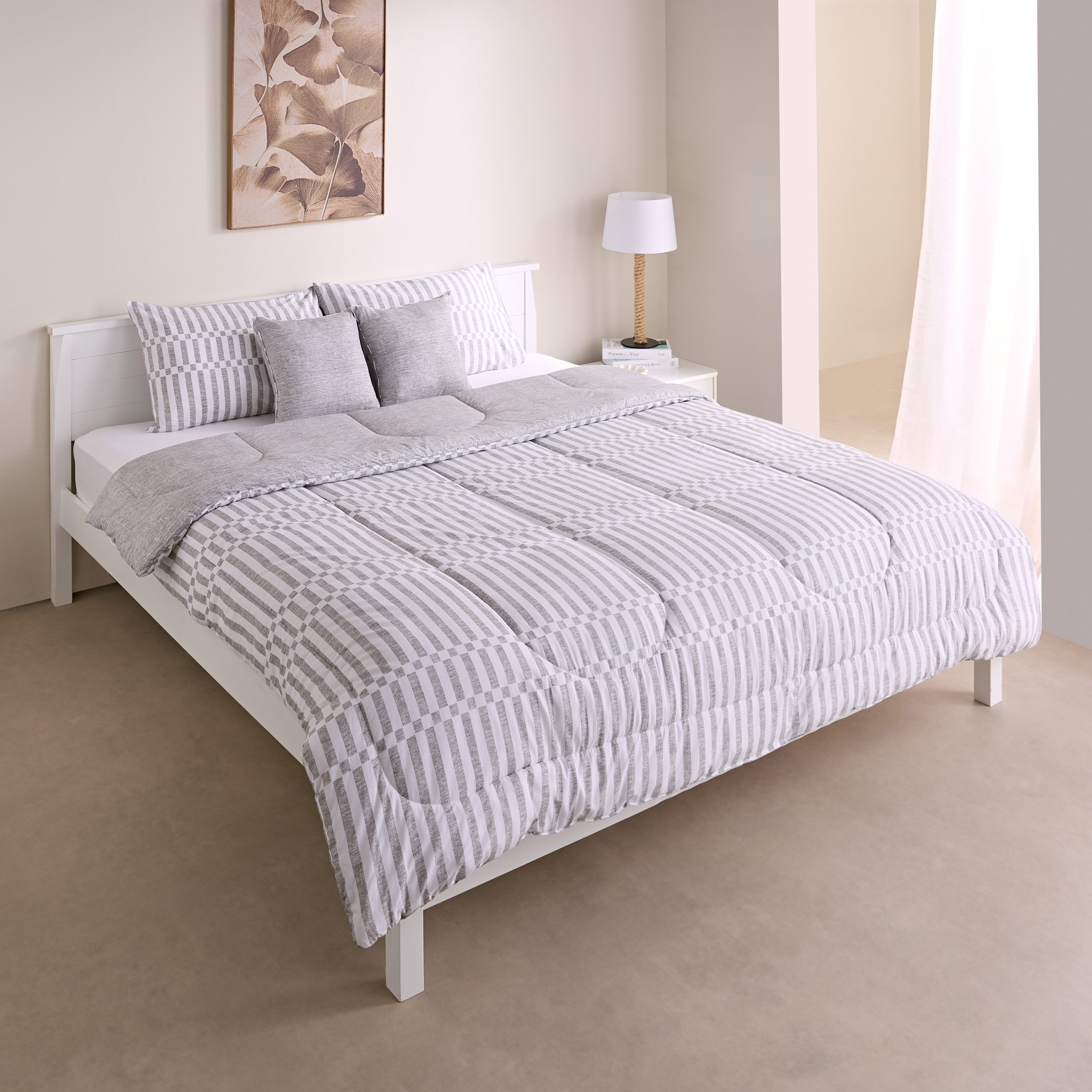 طقم لحاف سوبر كينج قطن 5 قطع بِطبعات من ماديسون سويتو - 240x240 سم-hbxhomeware-hbxbedroom-image-2