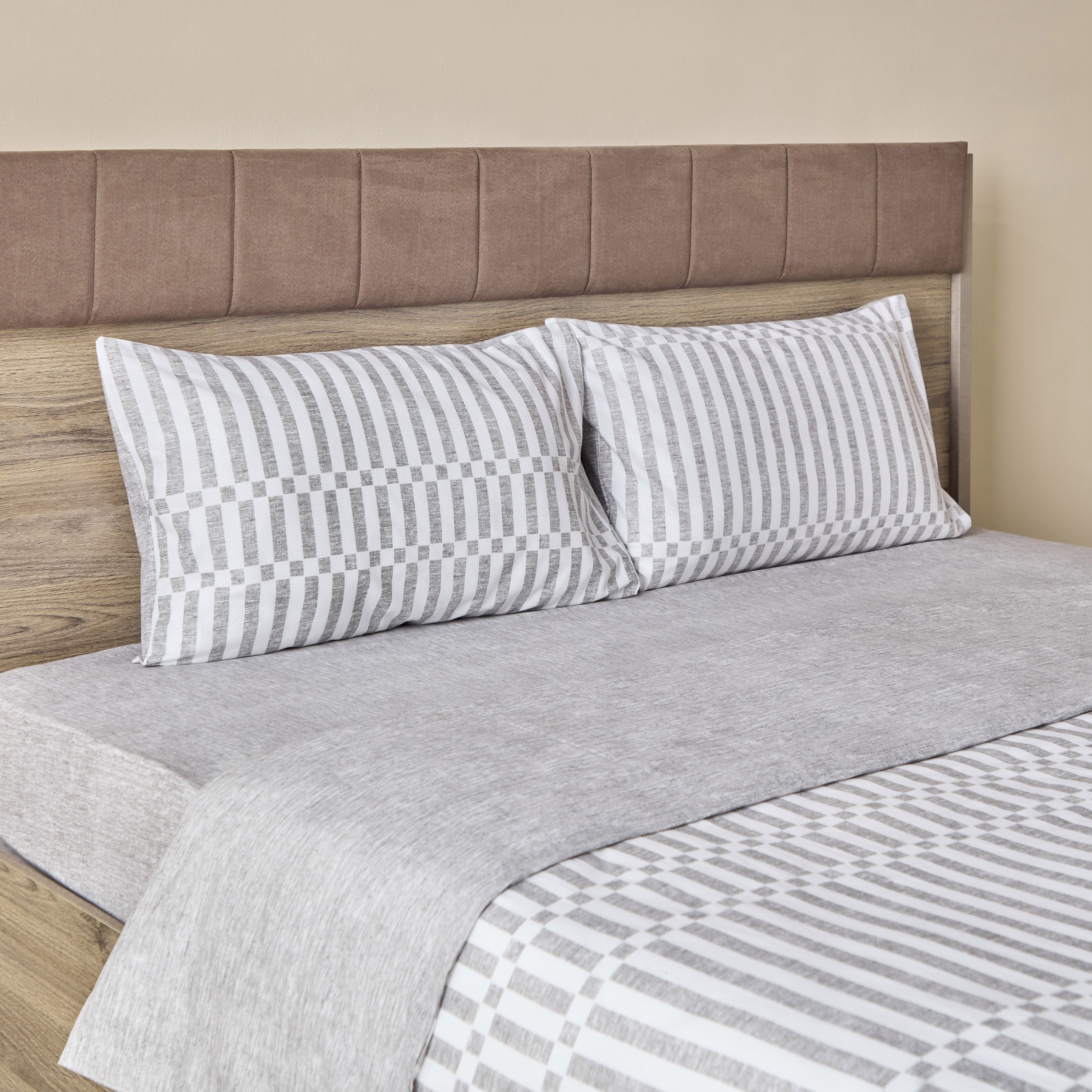 طقم غطاء لحاف كينج قطن بطبعات 3 قطع سويتو من ماديسون - 220x220 سم-hbxhomeware-hbxbedroom-image-1