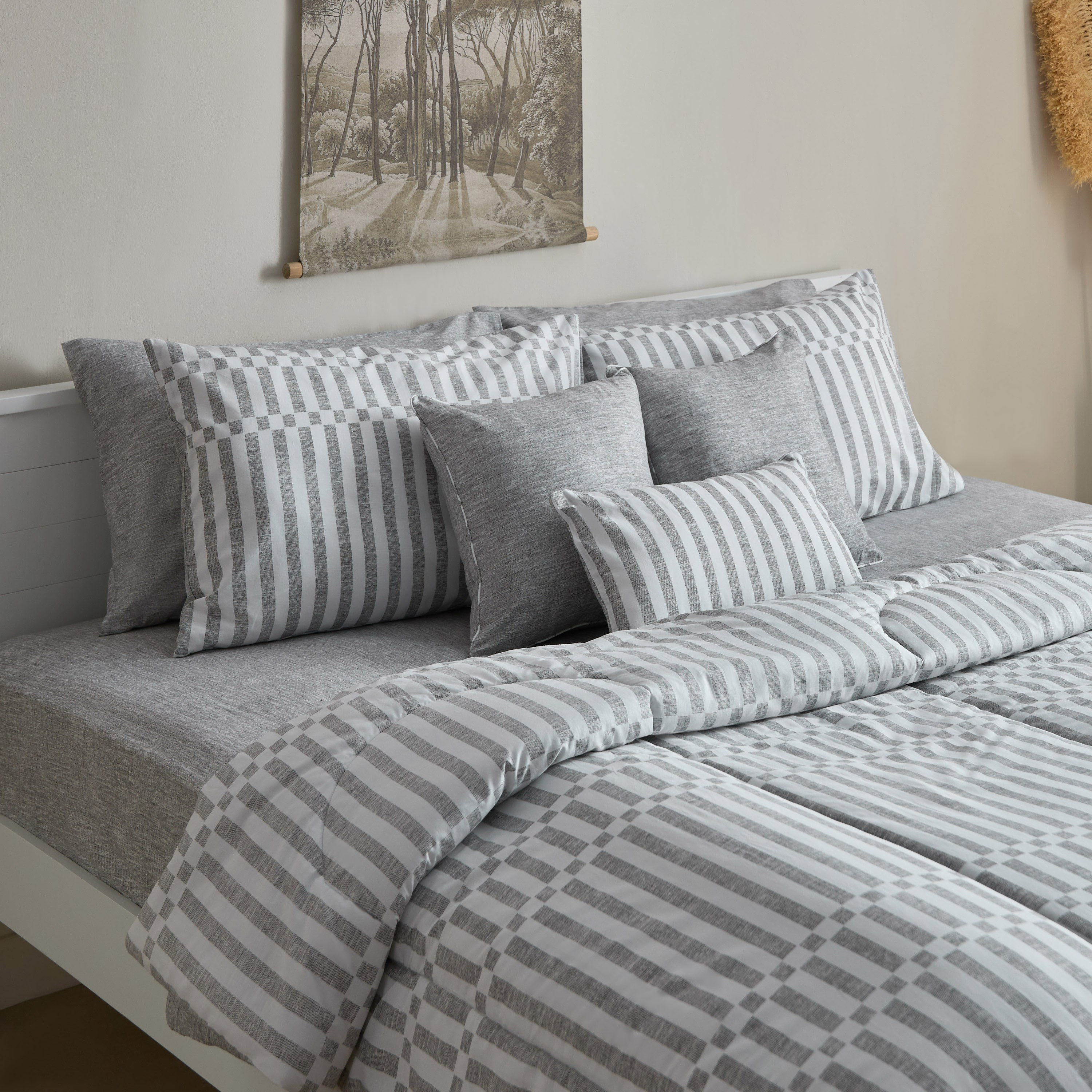 طقم لحاف سوبر كينج قطن بطبعات 9 قطع سويتو من ماديسون - 240x240 سم-hbxhomeware-hbxbedroom-image-1