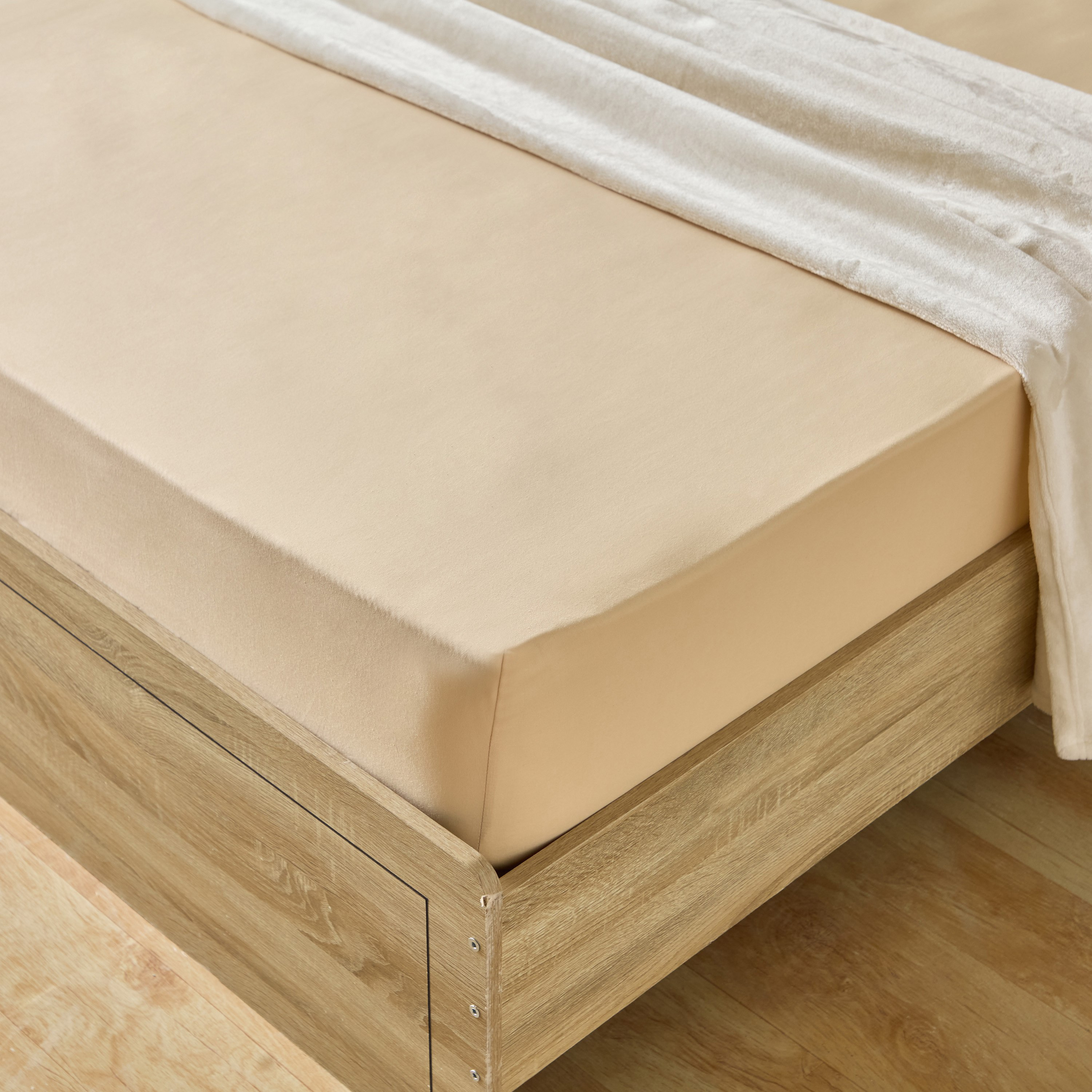 شرشف مطاطي توين قطن بهيسو من ماديسون - 120x200+25 سم-hbxhomeware-hbxbedroom-image-1