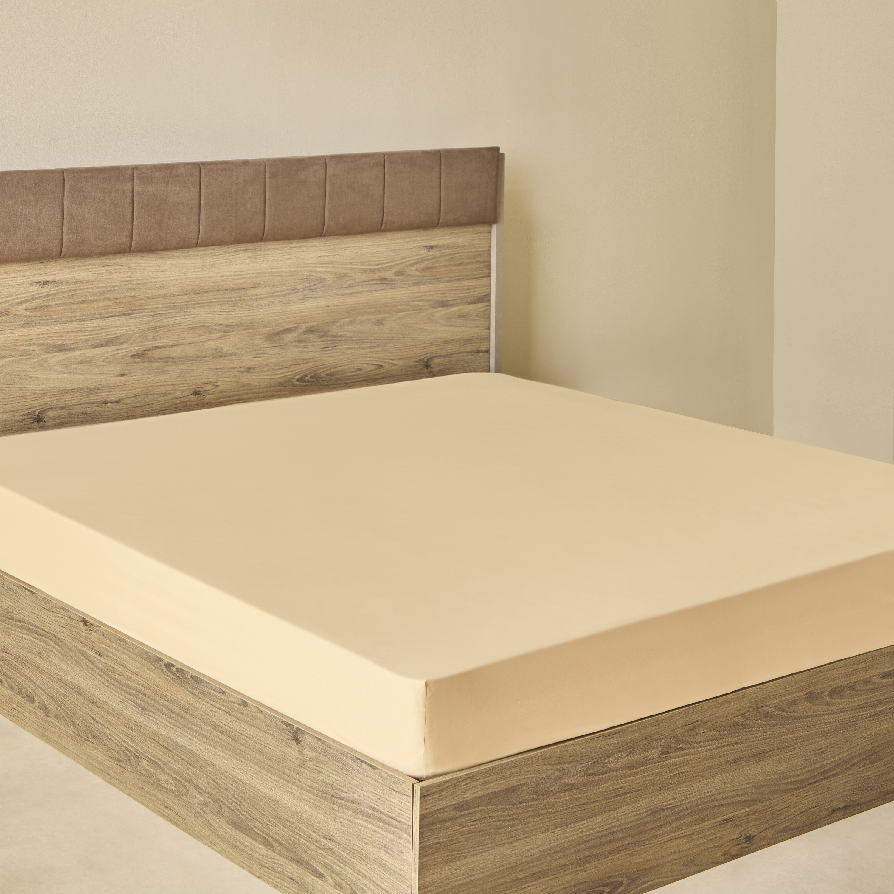 شرشف مطاطي كوين قطن بهيسو من ماديسون - 150x200+25 سم-hbxhomeware-hbxbedroom-image-2