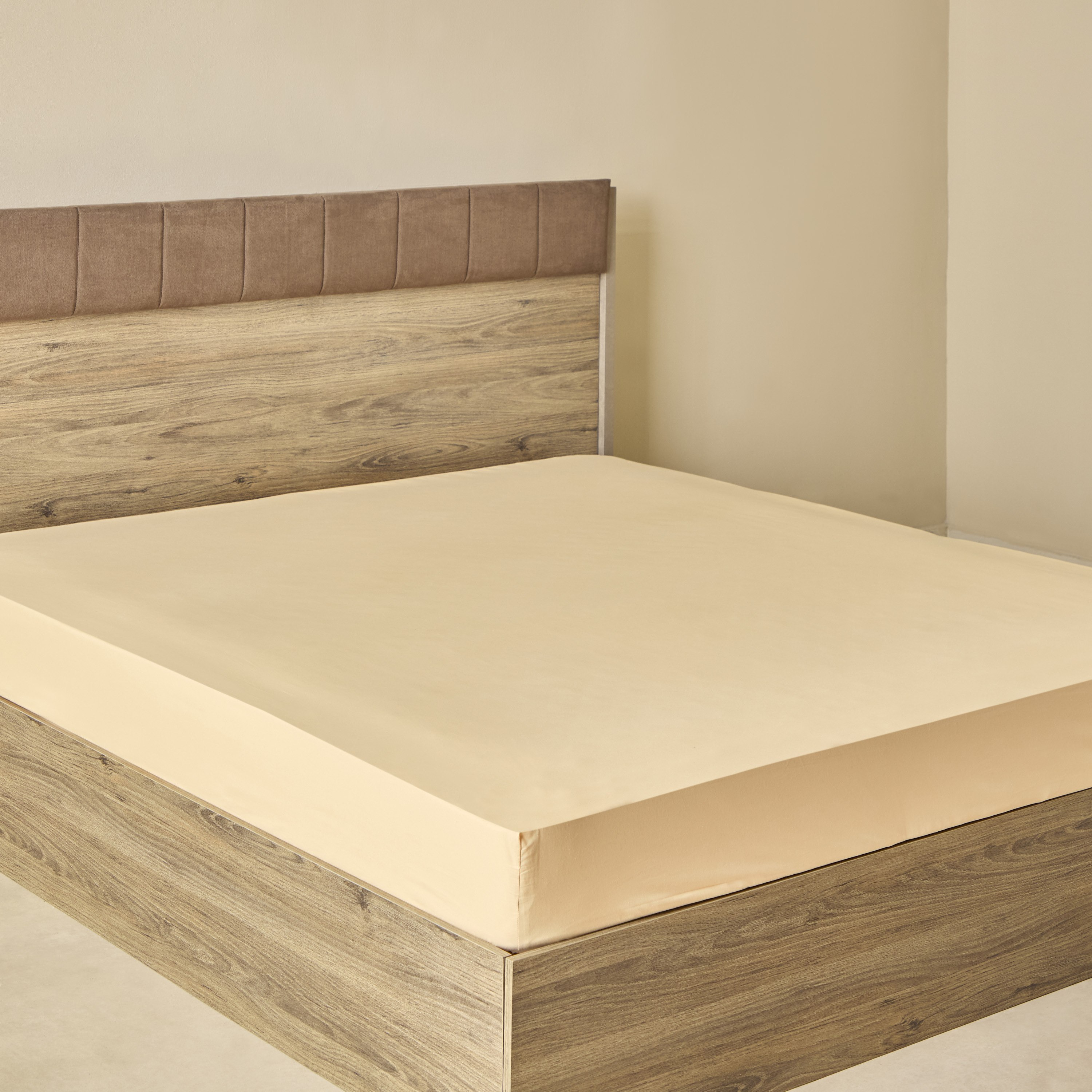 Madison Bhiso Cotton King Fitted Sheet - 180x200+25 cm-hbxhomeware-hbxbedroom-image-2
