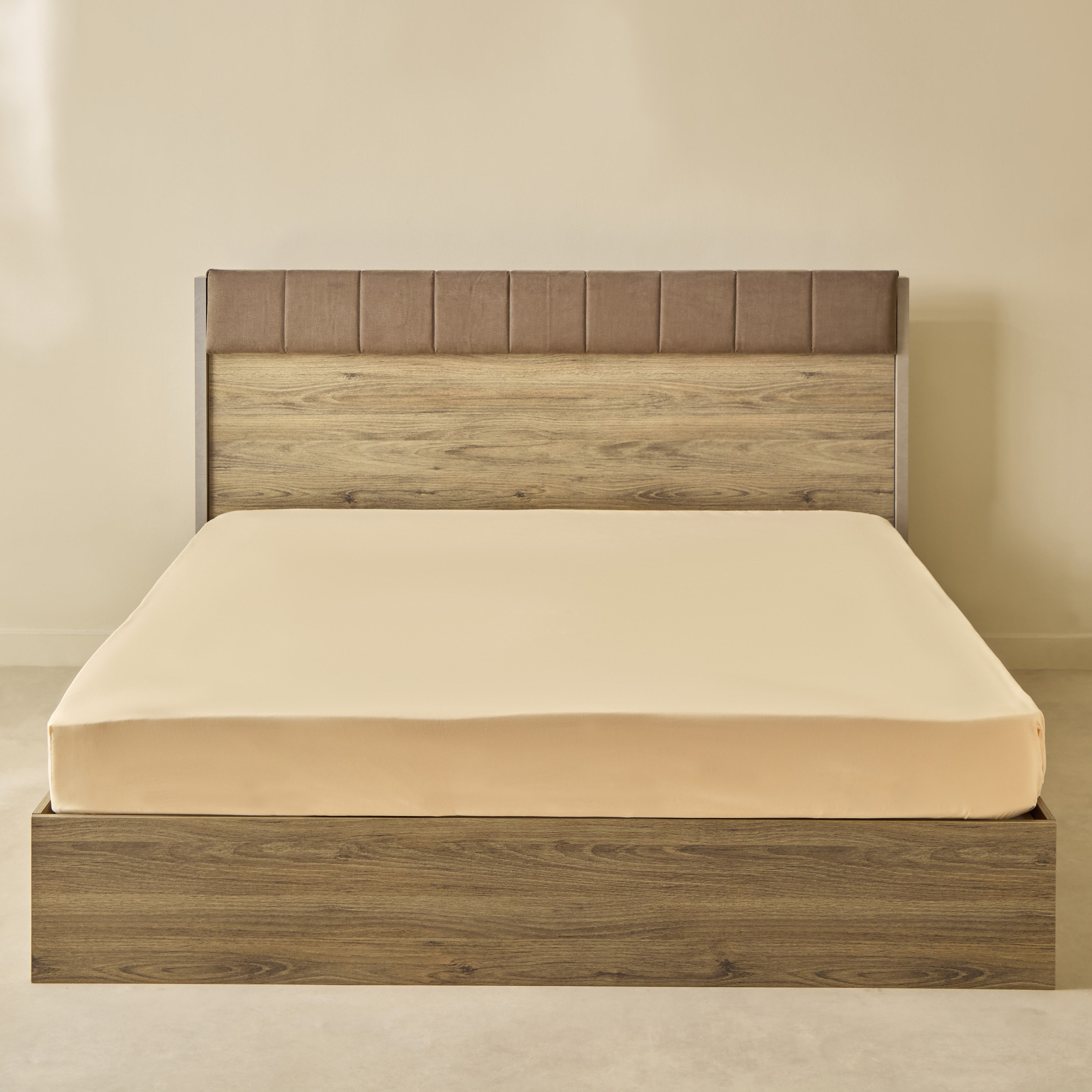 Madison Bhiso Cotton King Fitted Sheet - 180x200+25 cm-hbxhomeware-hbxbedroom-image-3