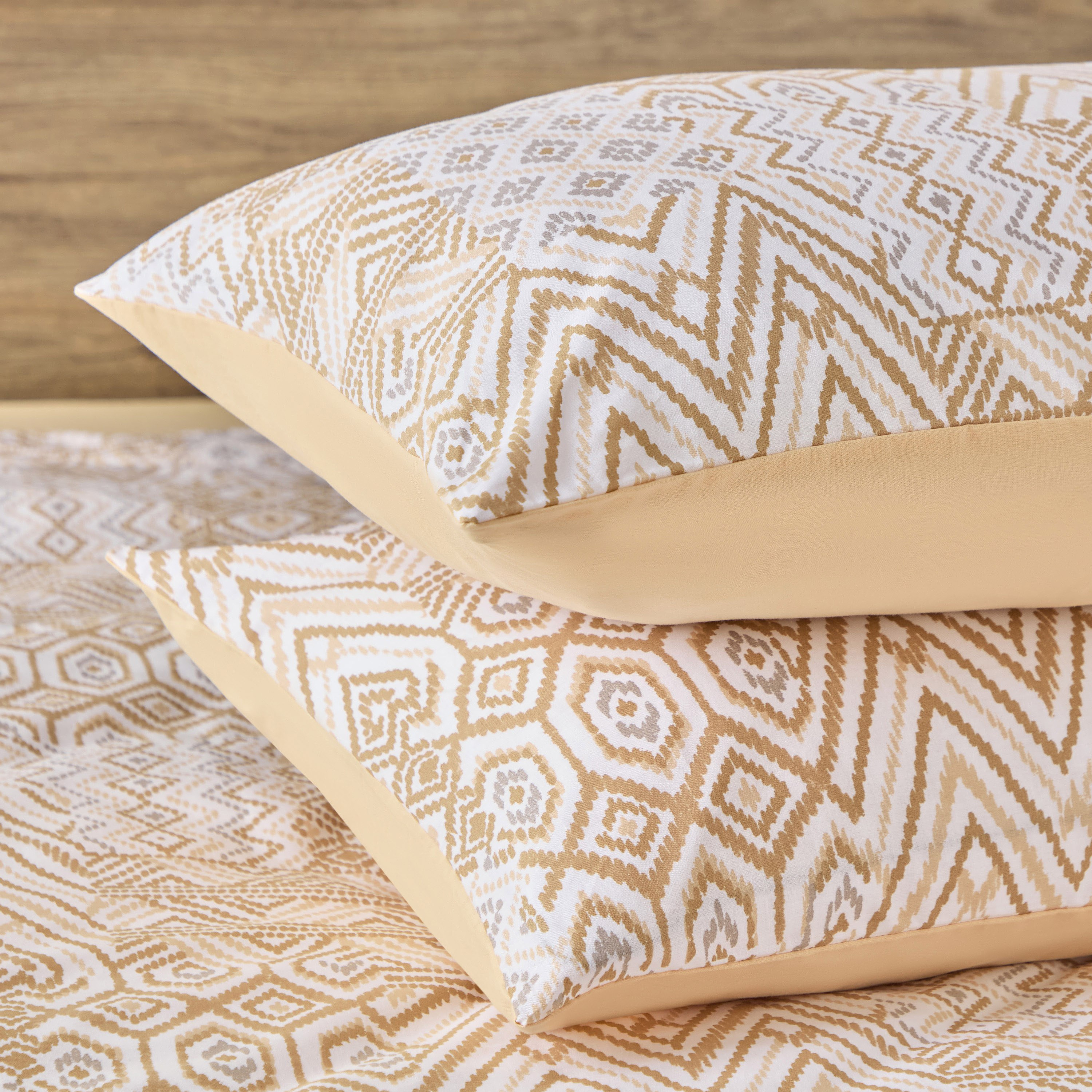 Madison Bhiso Printed 3-Piece Cotton King Duvet Quilt Cover Set - 220x220 cm-hbxhomeware-hbxbedroom-image-7