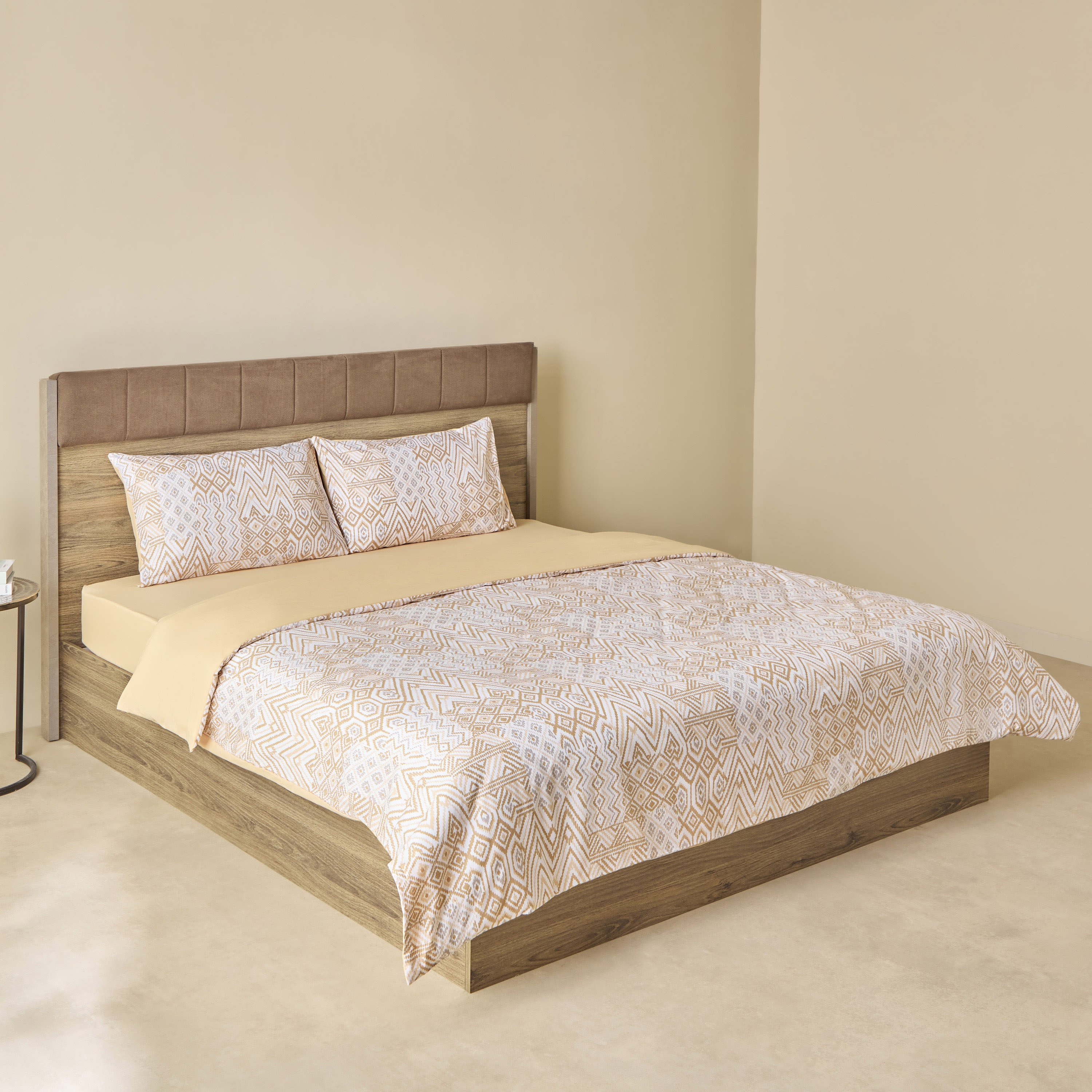 طقم غطاء لحاف قطن سوبر كينج بطبعات 3 قطع بيسو من ماديسون - 240x220 سم-hbxhomeware-hbxbedroom-image-2