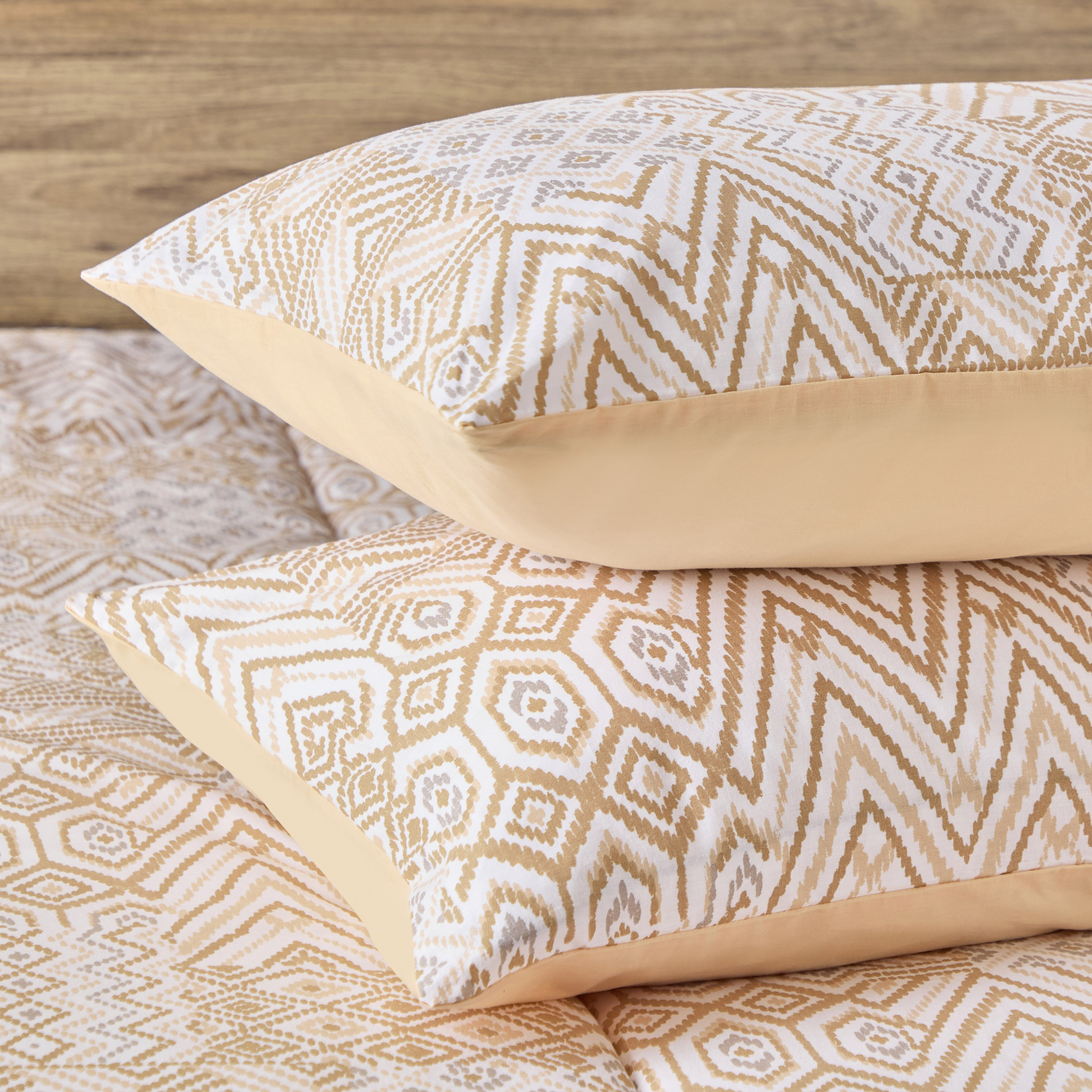 طقم لحاف سوبر كينج قطن بطبعات 9 قطع بيسو من ماديسون - 240x240 سم-hbxhomeware-hbxbedroom-image-8