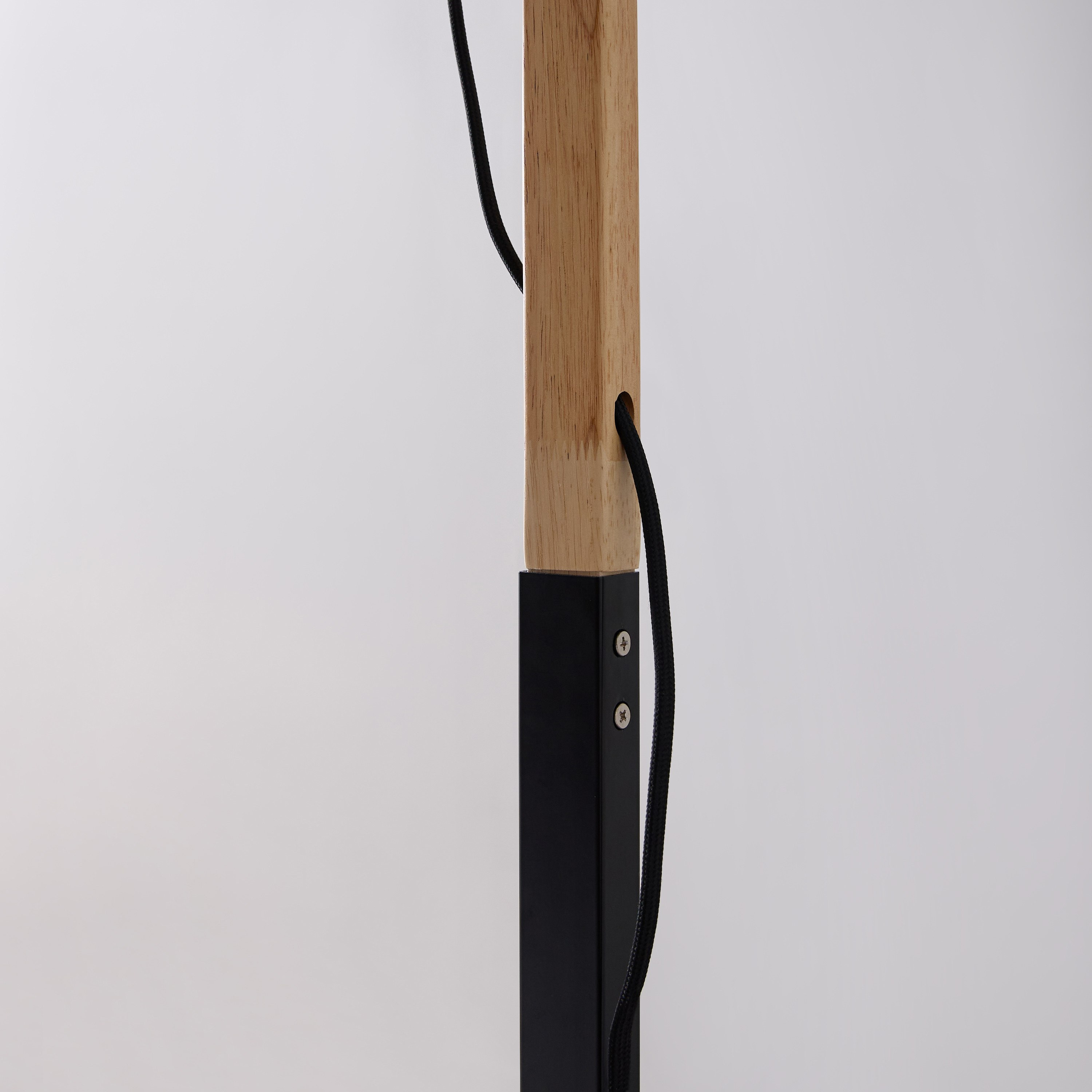 مصباح أرضي معدن وخشب بغطاء قماش من تايلر - 30x160 سم-hbxhomeware-hbxlivingroom-image-4